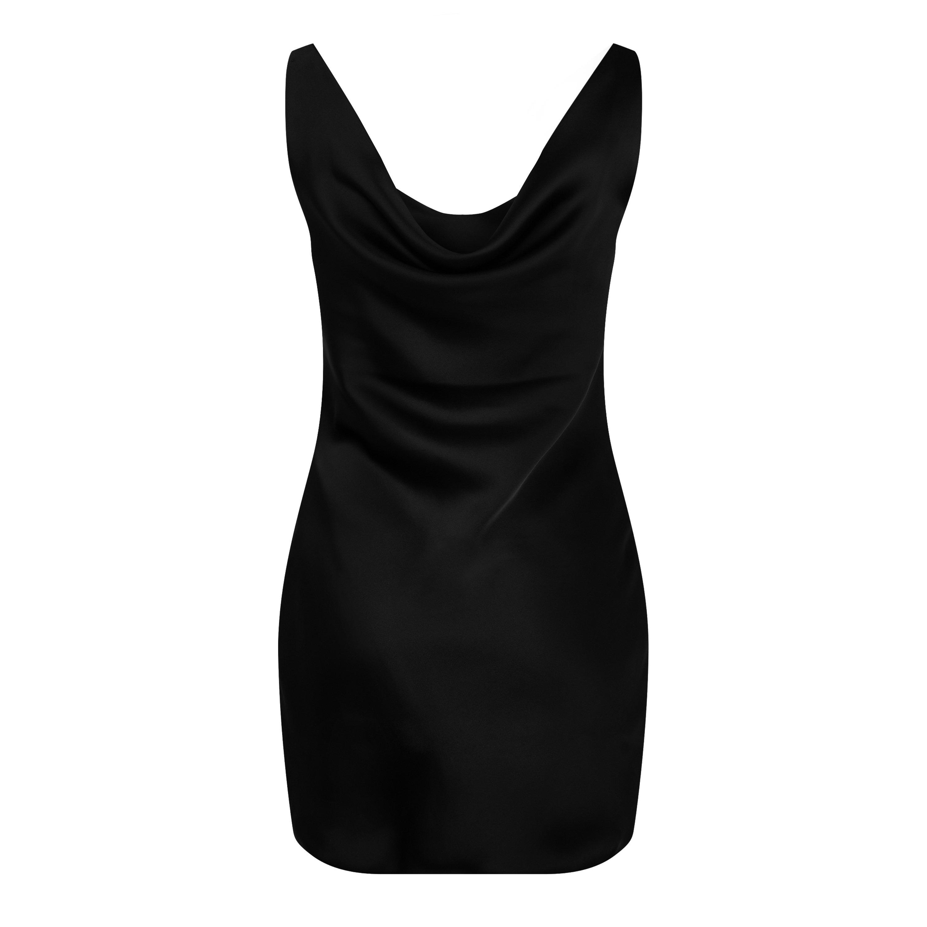 Black - Norma Kamali - Women's Maria Mini Dress - 6
