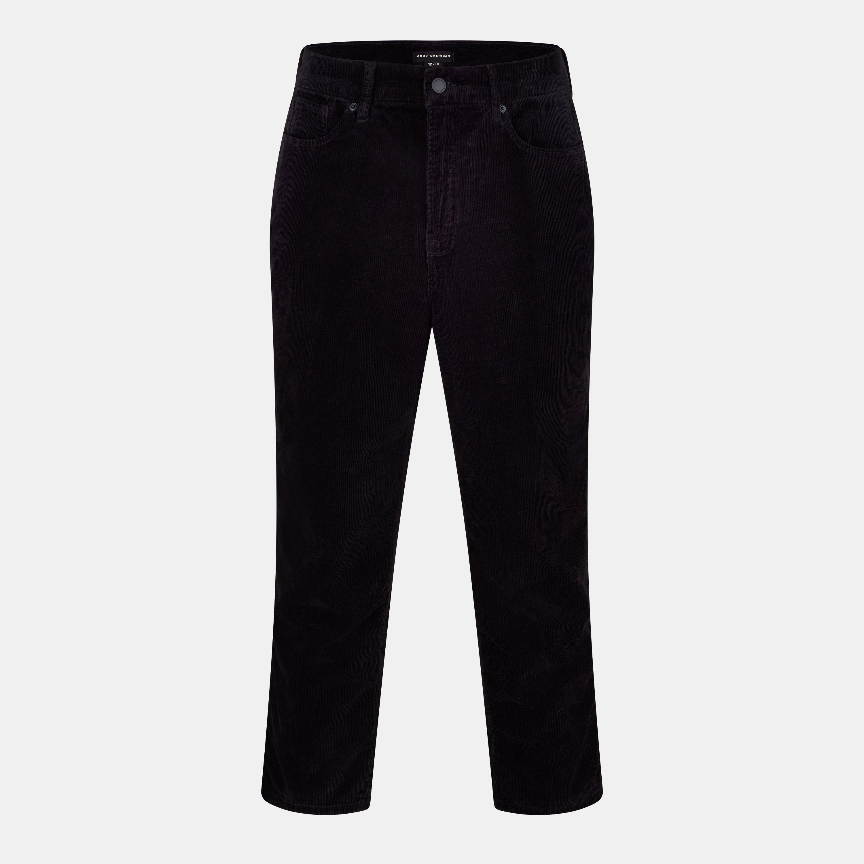 Black - Good American - Women's Straight Leg Jeans - 1