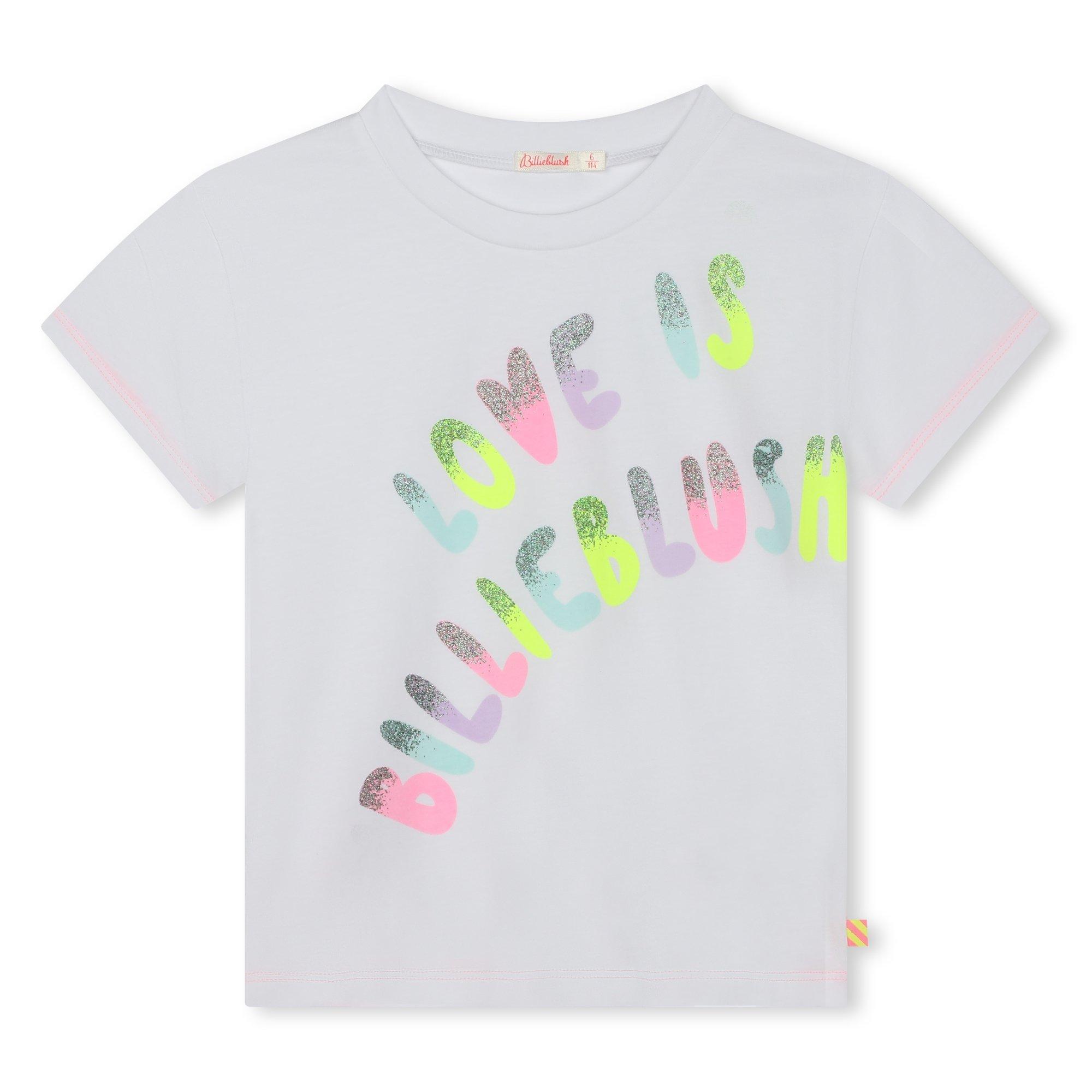 Billieblush Kids' Short-Sleeve Logo T-Shirt