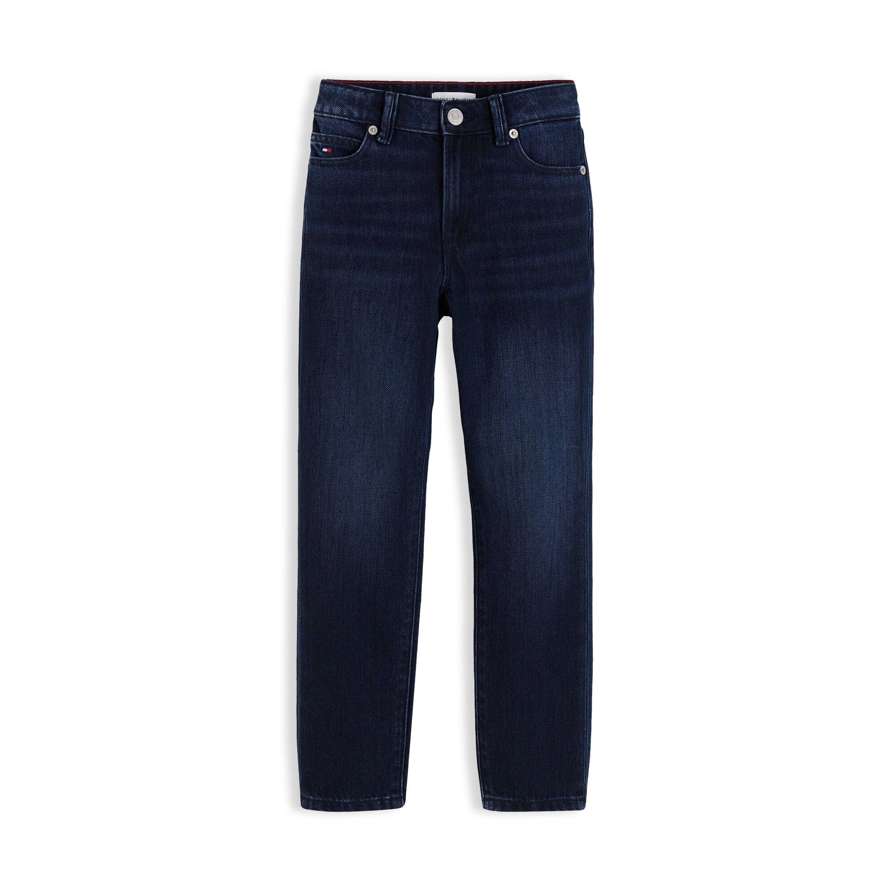 Tommy Hilfiger Kids' Cotton Straight Jeans Blue 16Y - Image 3