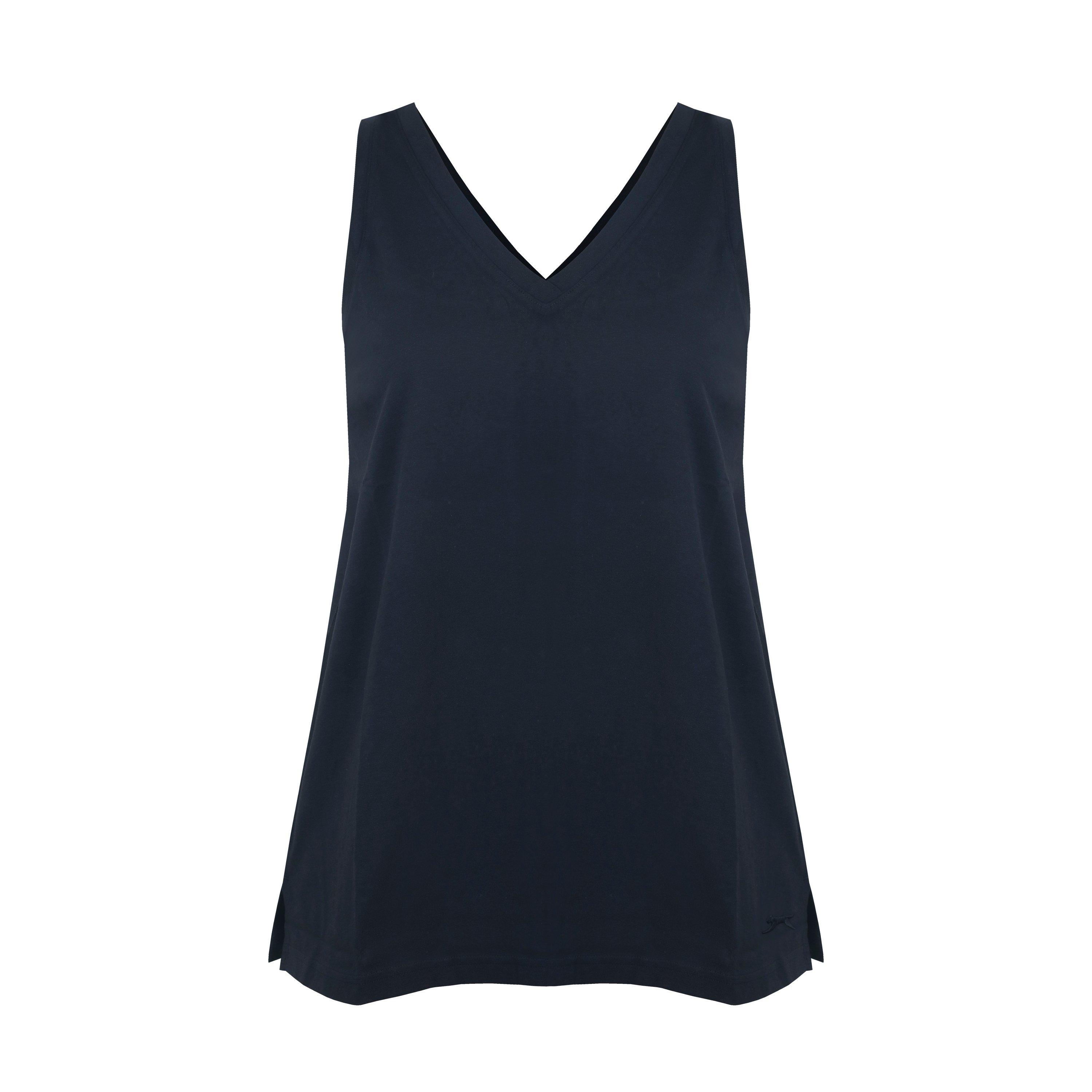 Slazenger Women's V Neck Vest - Black - 14 (42)