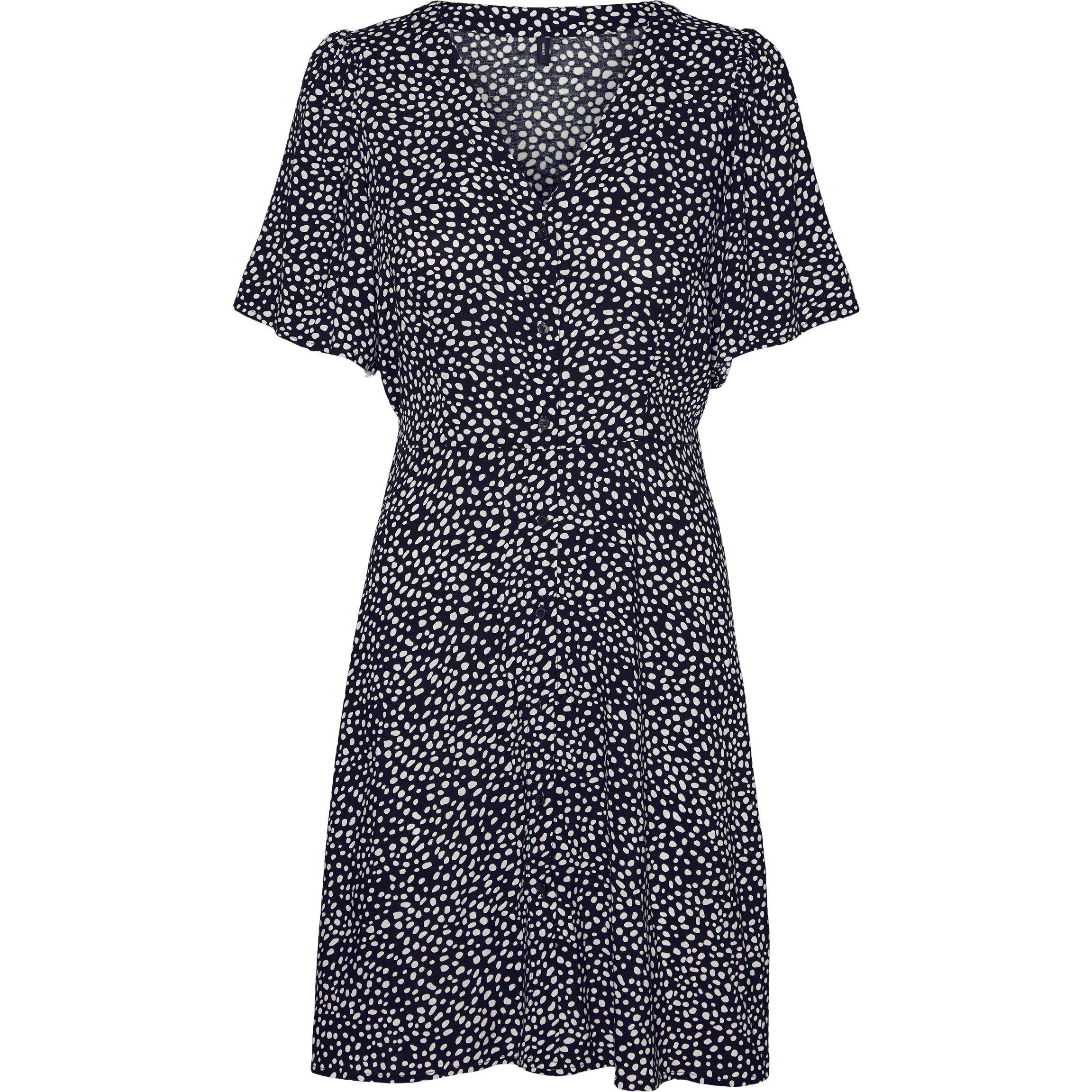 Navy Blazer dot - Vero Moda - Women's Alba Wrap Dress - 5