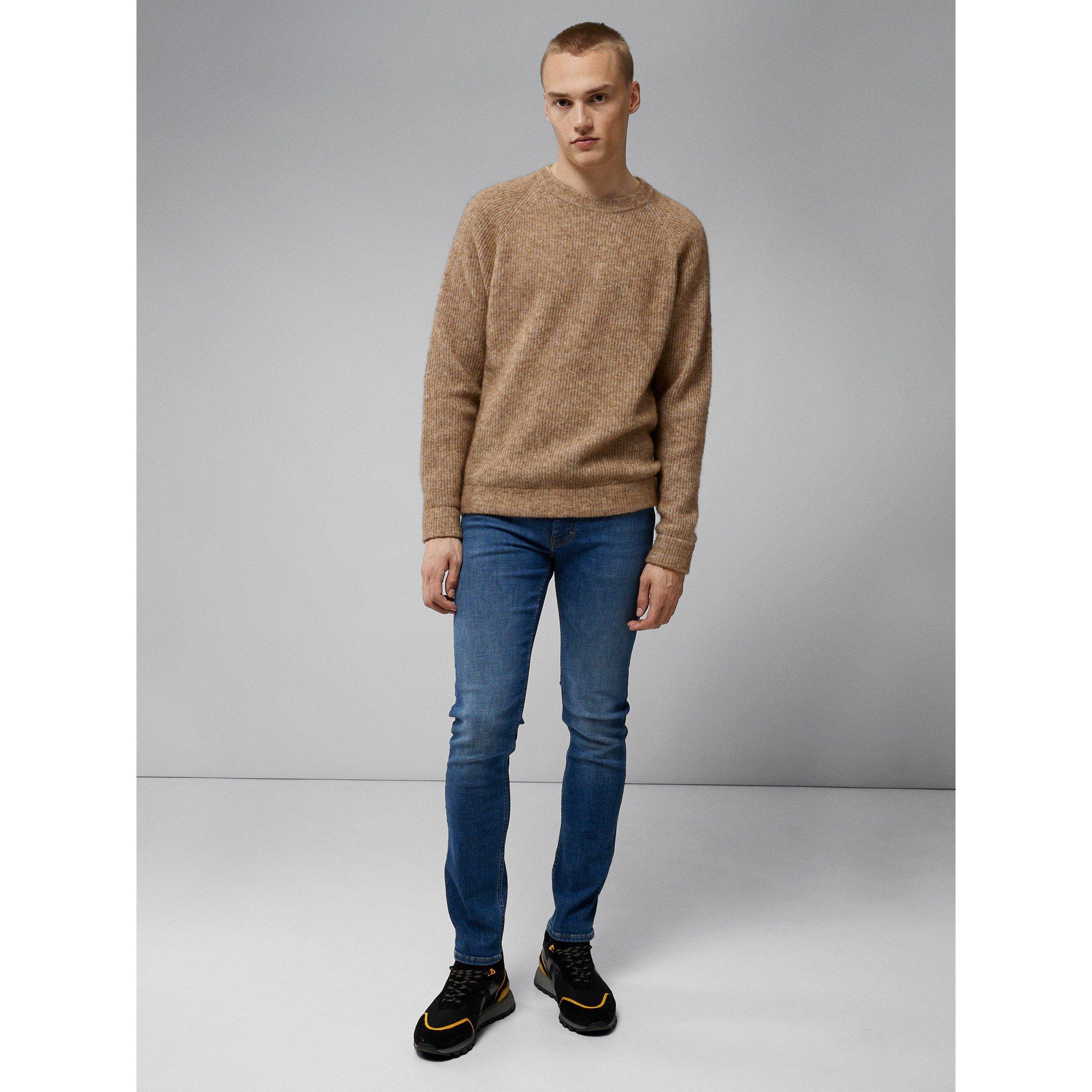 Mid Blue - J Lindeberg - Men's Indigo Skinny Jeans - 4