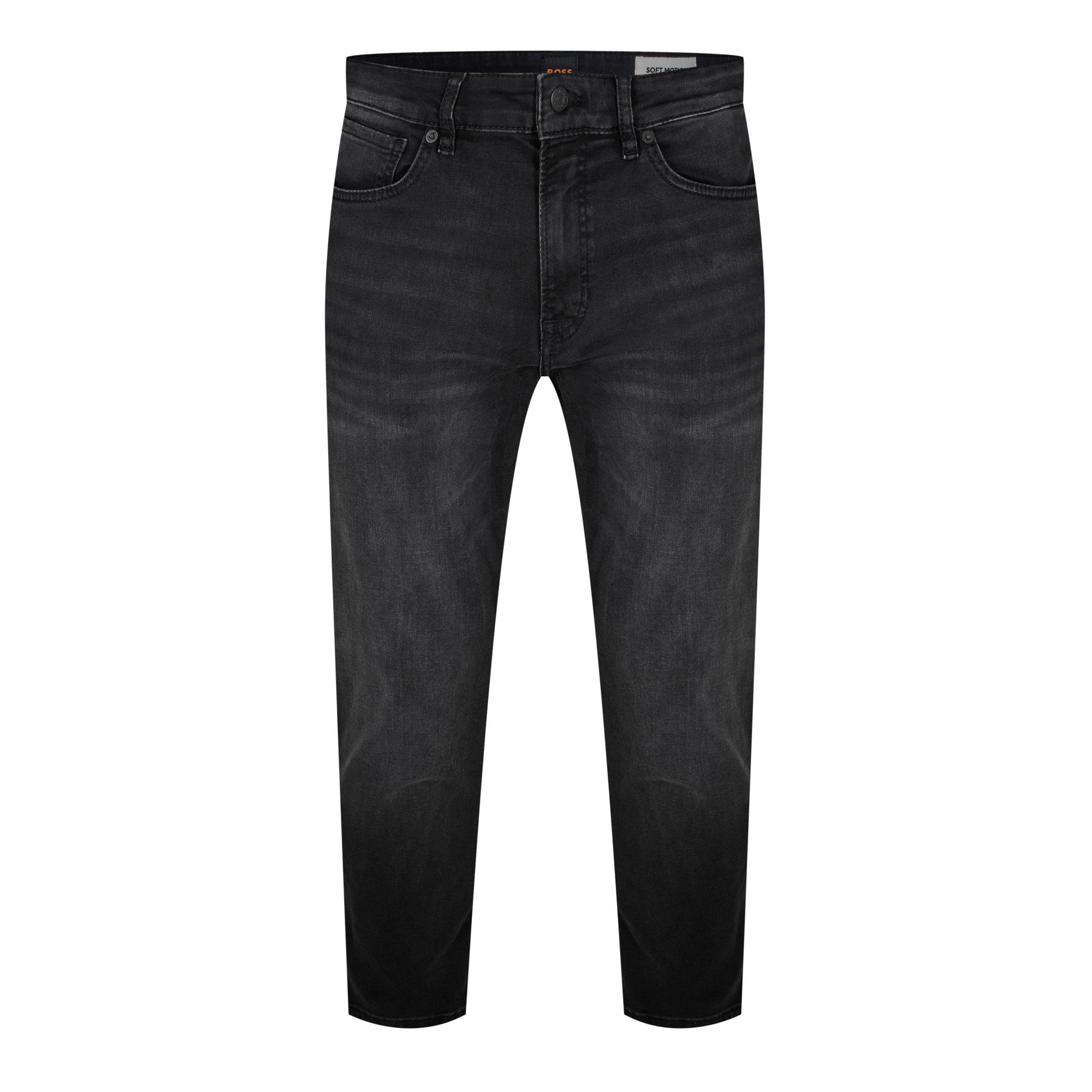 Black - Hugo - Men's Straight Leg Jeans - 1