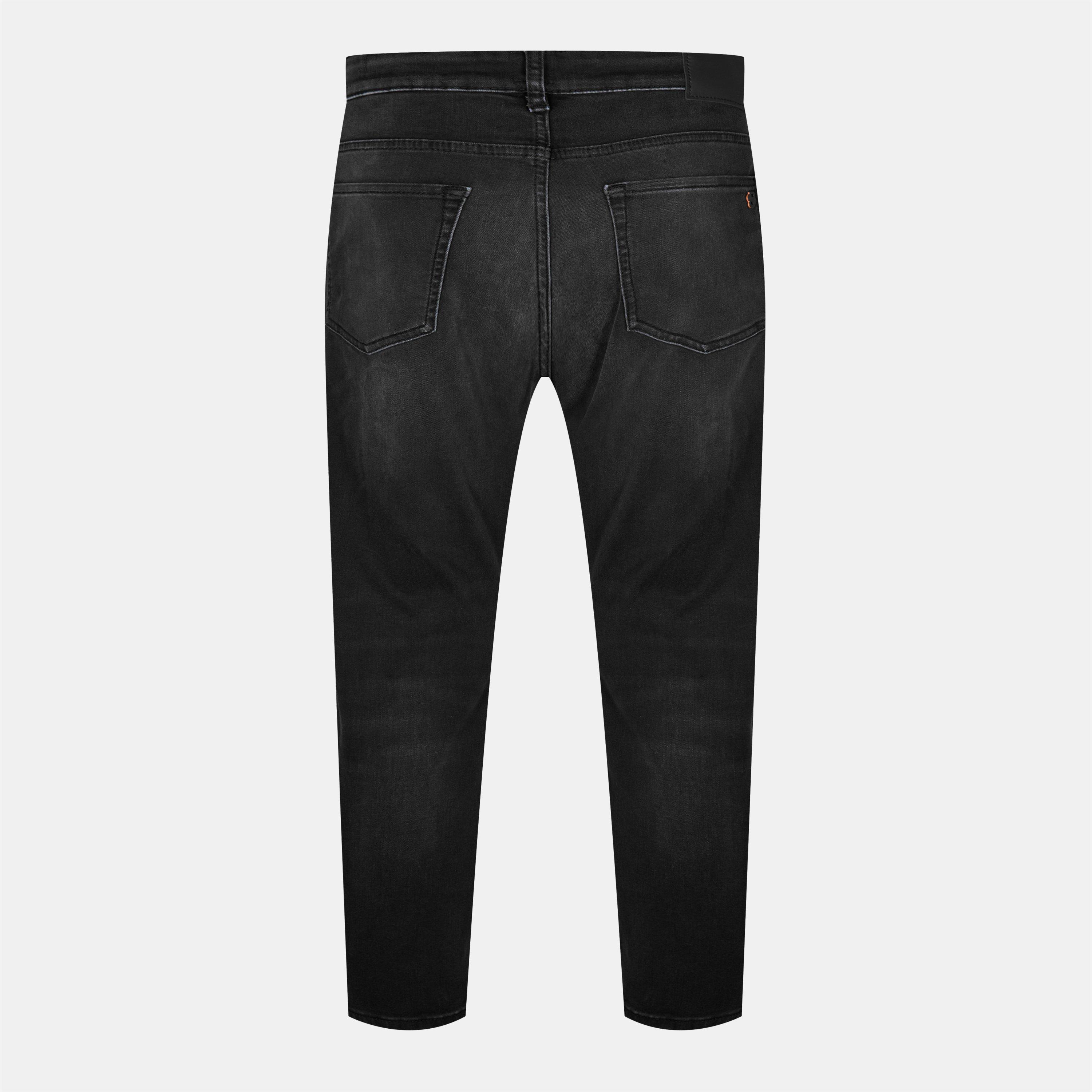 Black - Hugo - Men's Straight Leg Jeans - 2