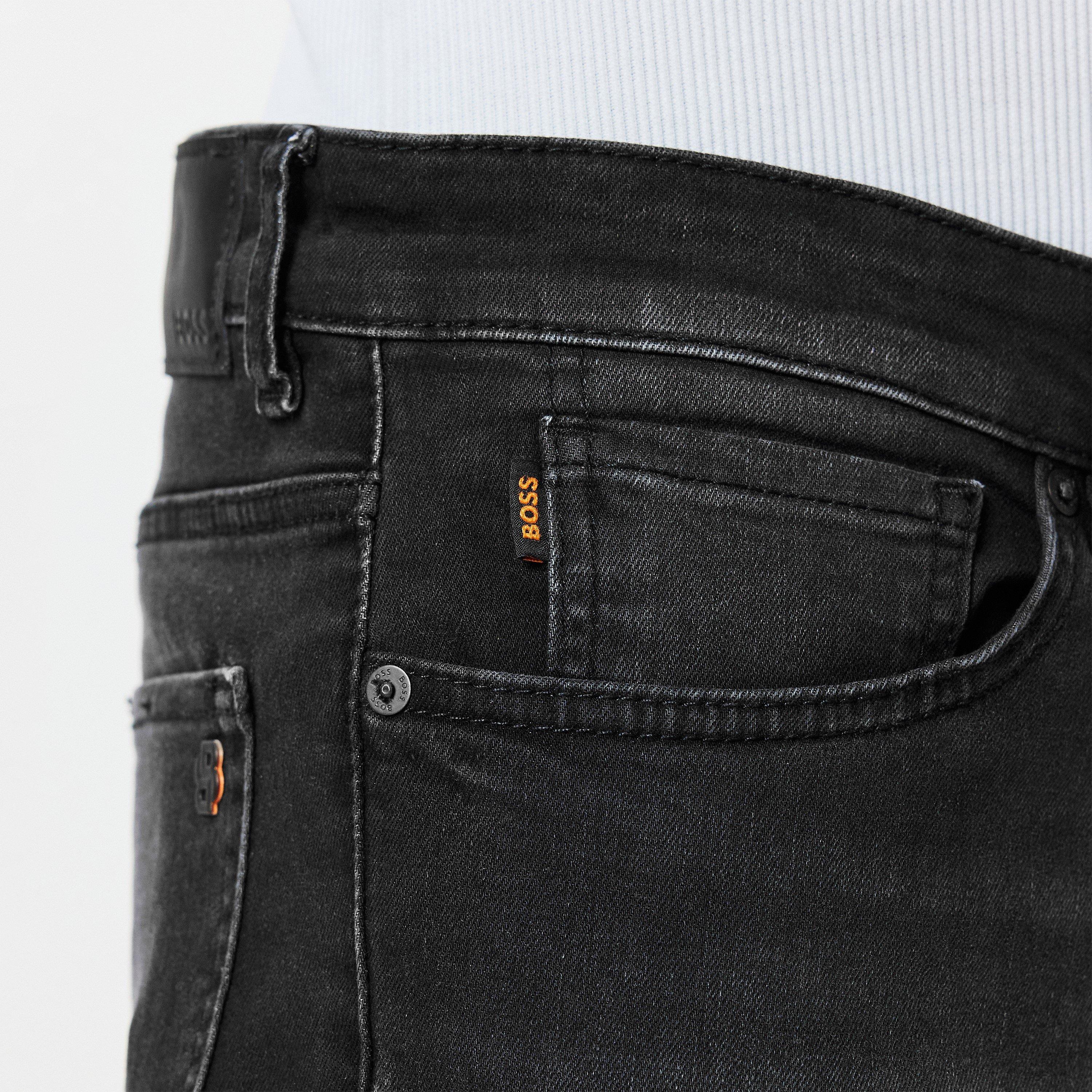 Black - Hugo - Men's Straight Leg Jeans - 5