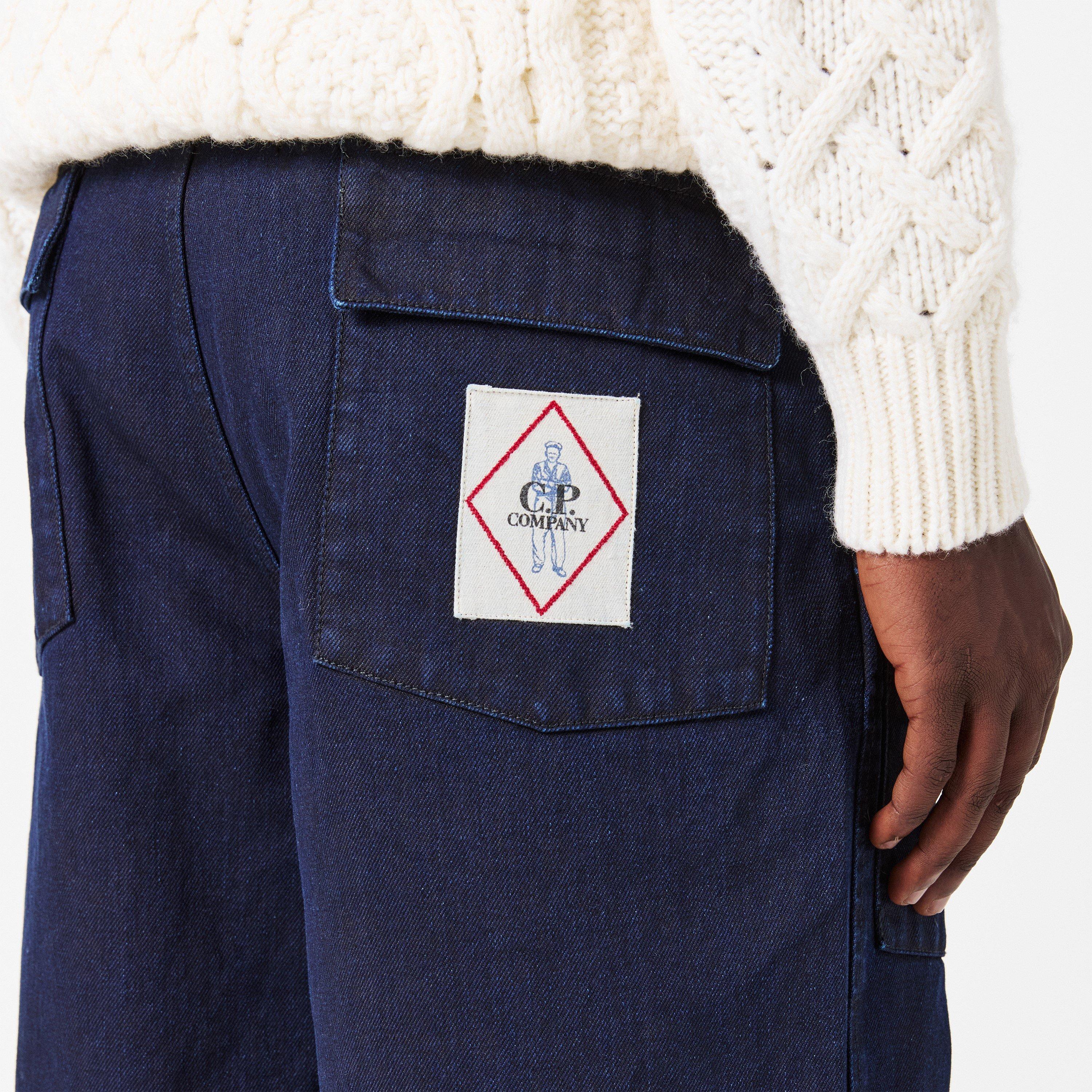 Washed D08 - CP Company - Men's Straight Jeans - 5