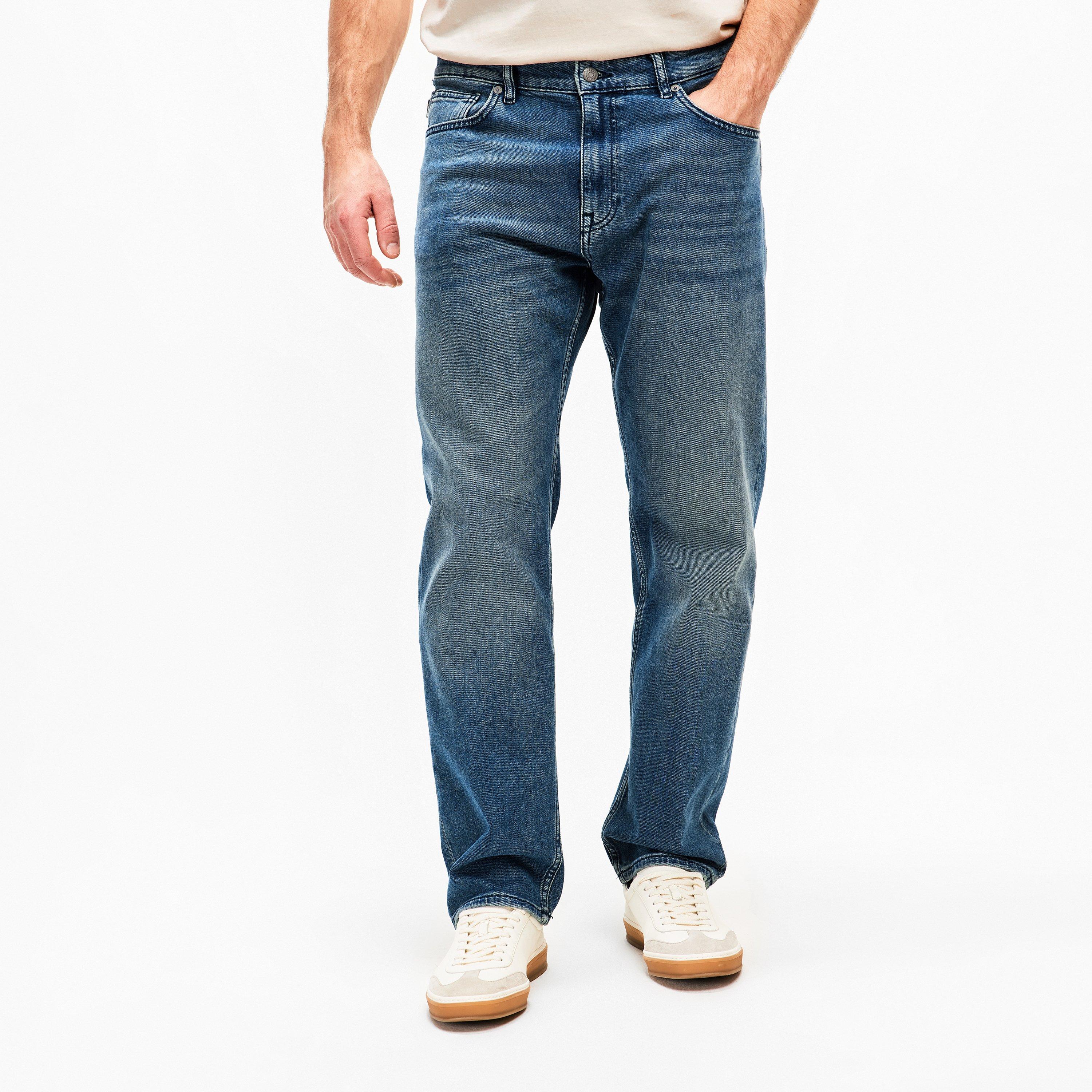 Blu Medio 427 - Boss - Men's Ogden Straight Leg Jeans - 3
