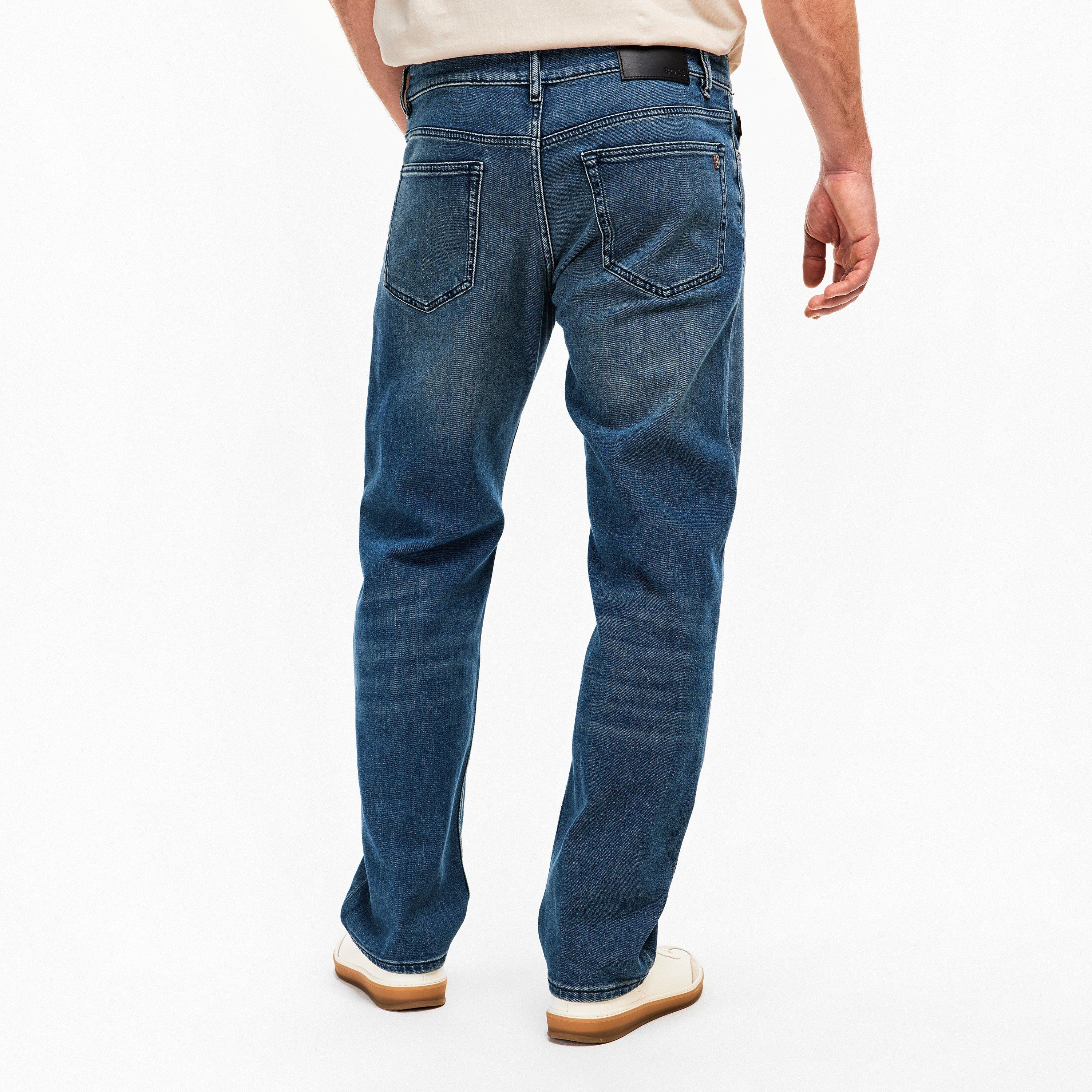 Blu Medio 427 - Boss - Men's Ogden Straight Leg Jeans - 4