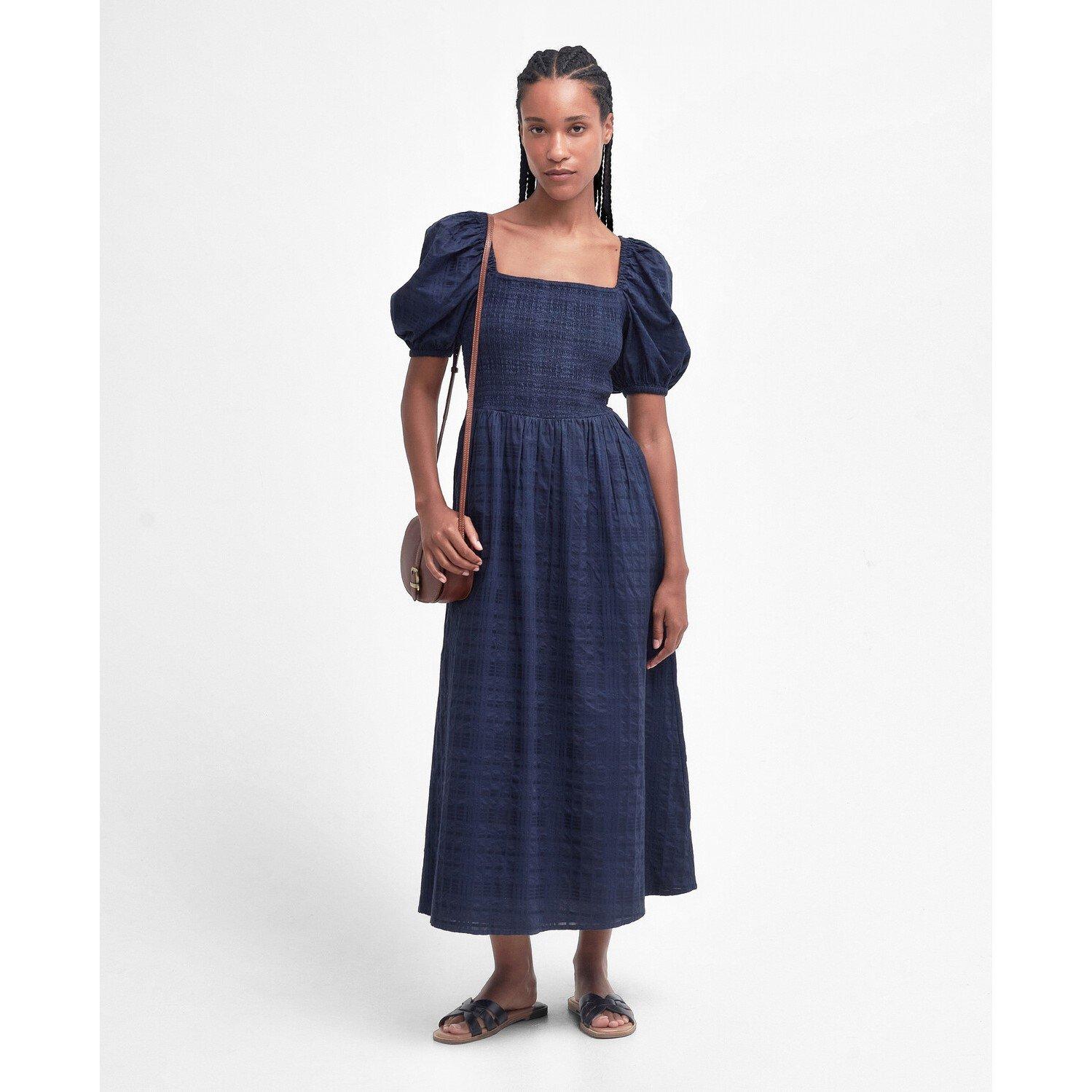 Navy - Barbour - Macy Midi Dress - 3