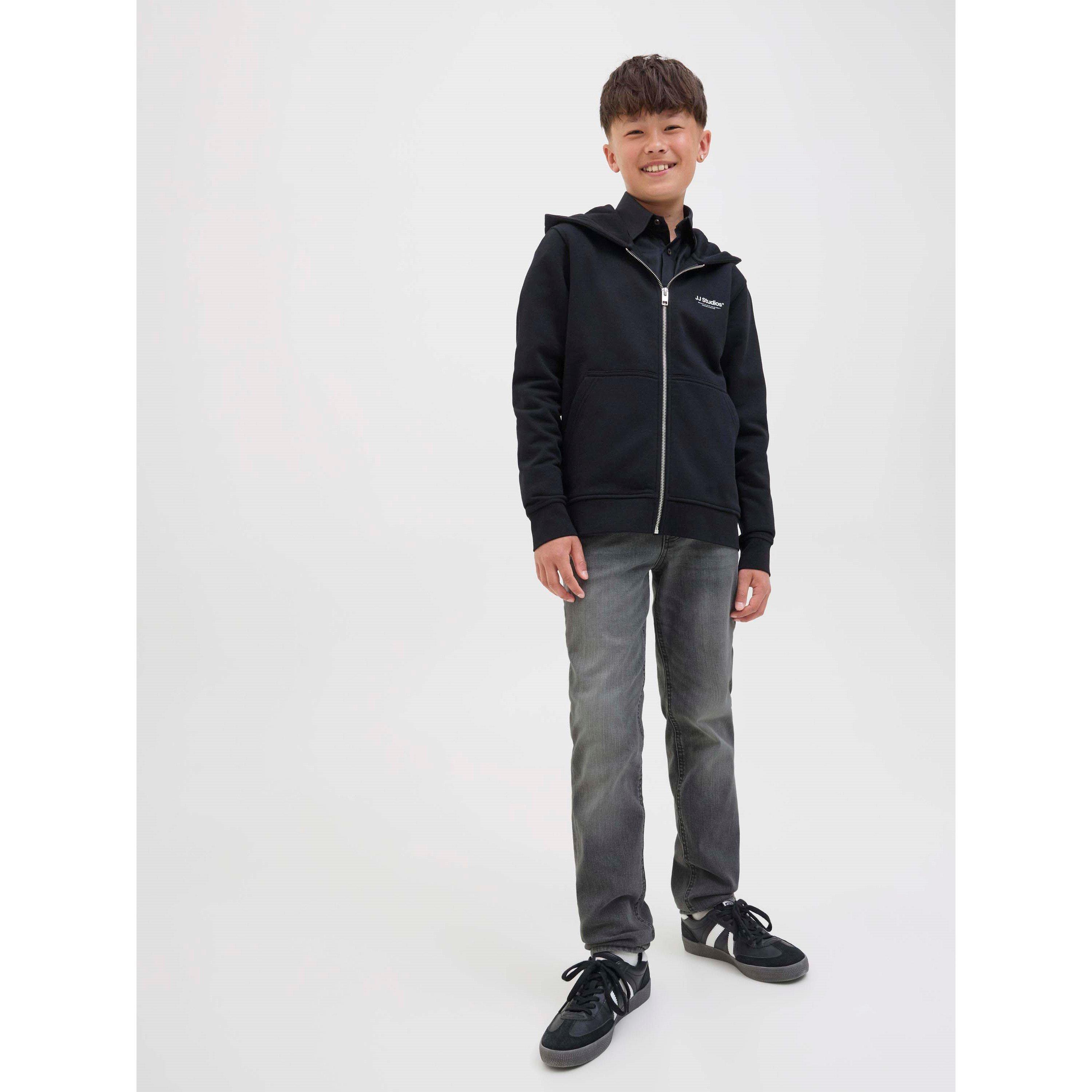 Denim negro - Jack and Jones - Glenn Slim Jeans Junior Boys - 7