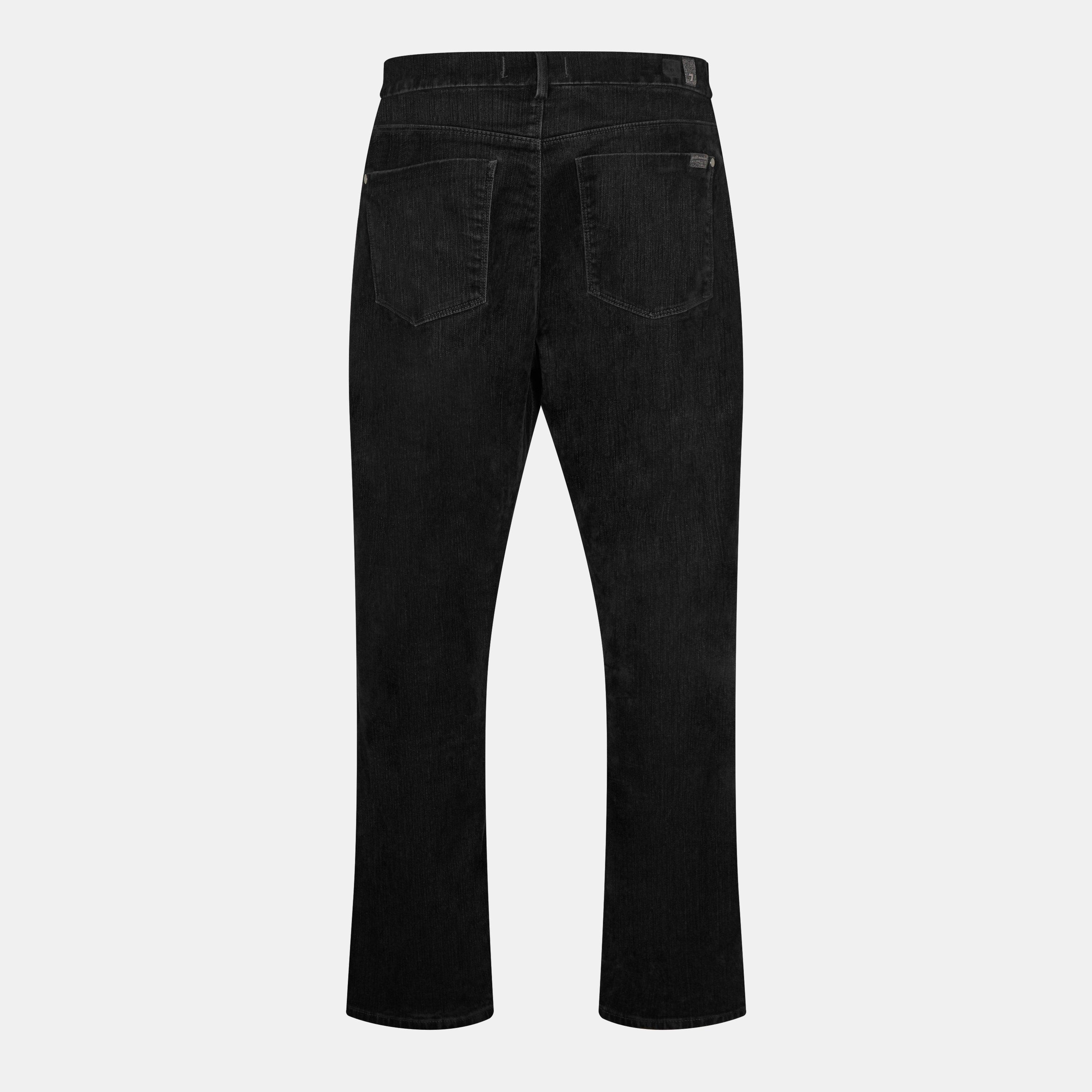 Black - 7 For All Mankind - Men's Modern Straight Leg Jeans - 2