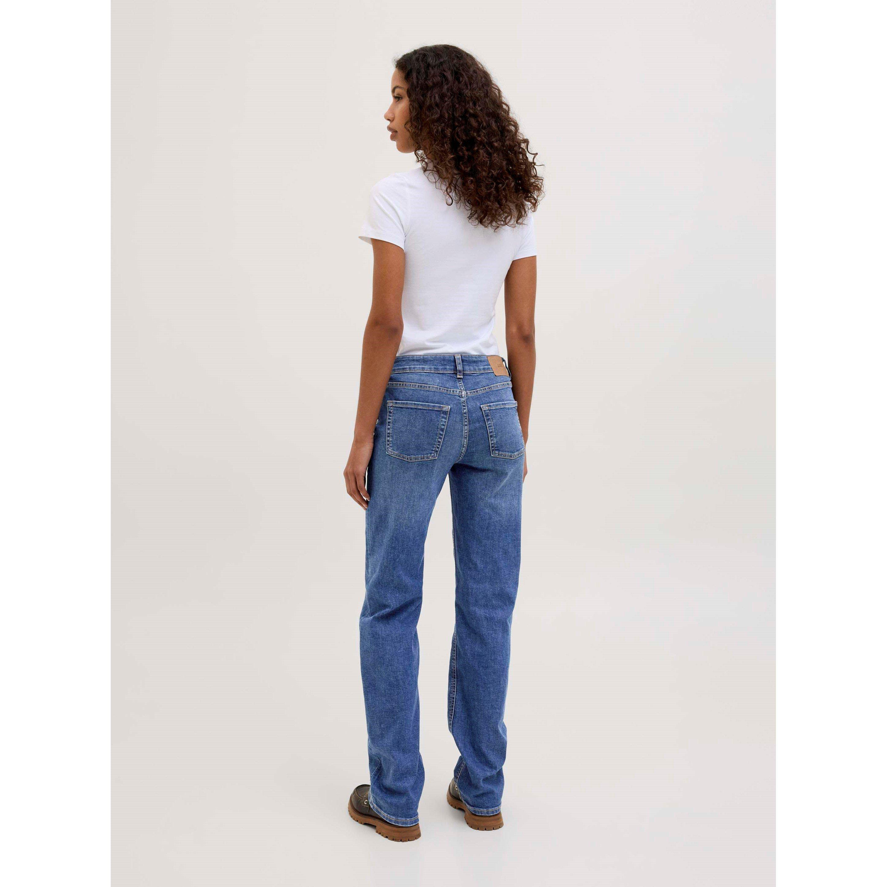 Mid Blue Denim - JJXX - Nice Straight Leg Jeans Ladies - 4