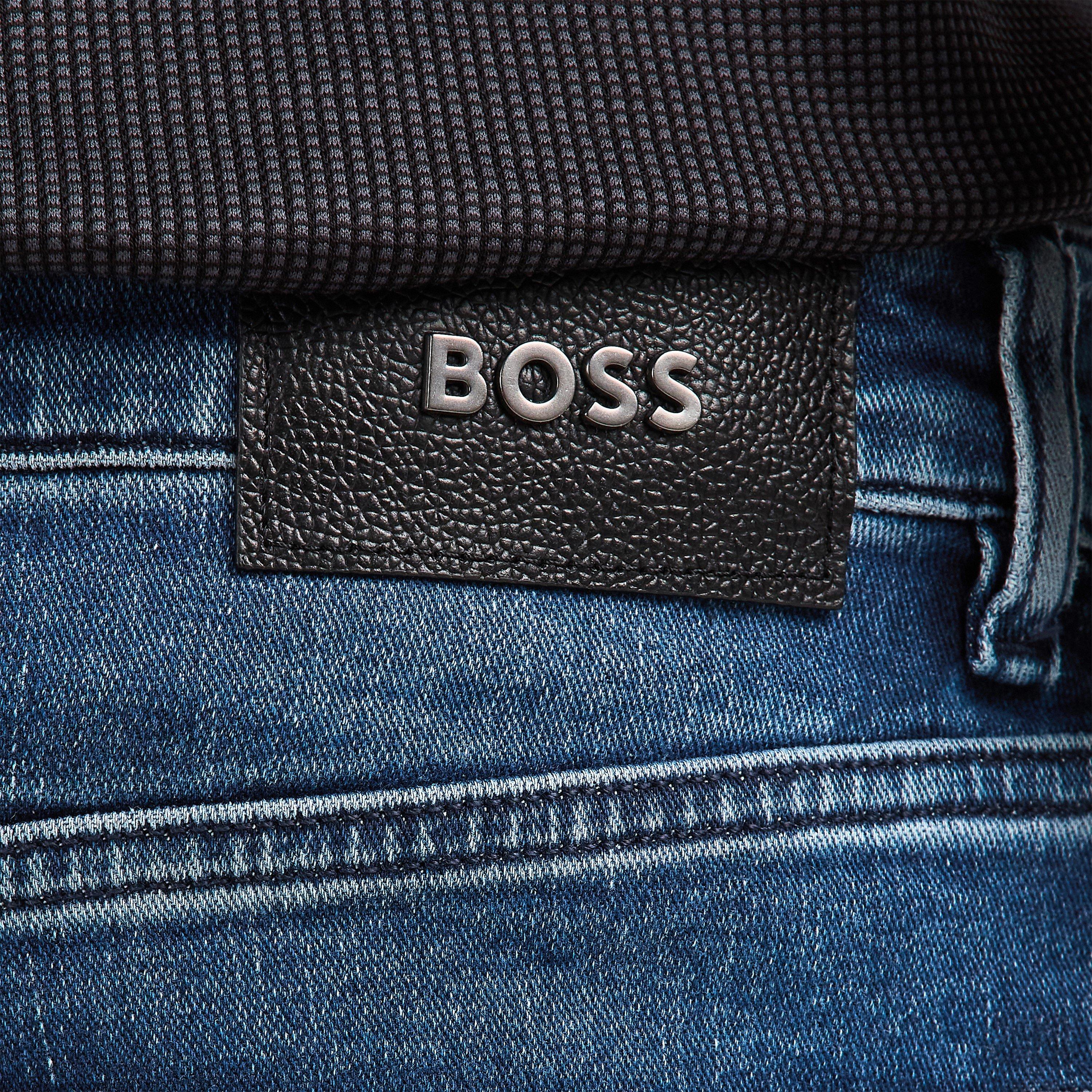 Mid Blue 416 - Boss - Men's Ogden Straight Leg Jeans - 5