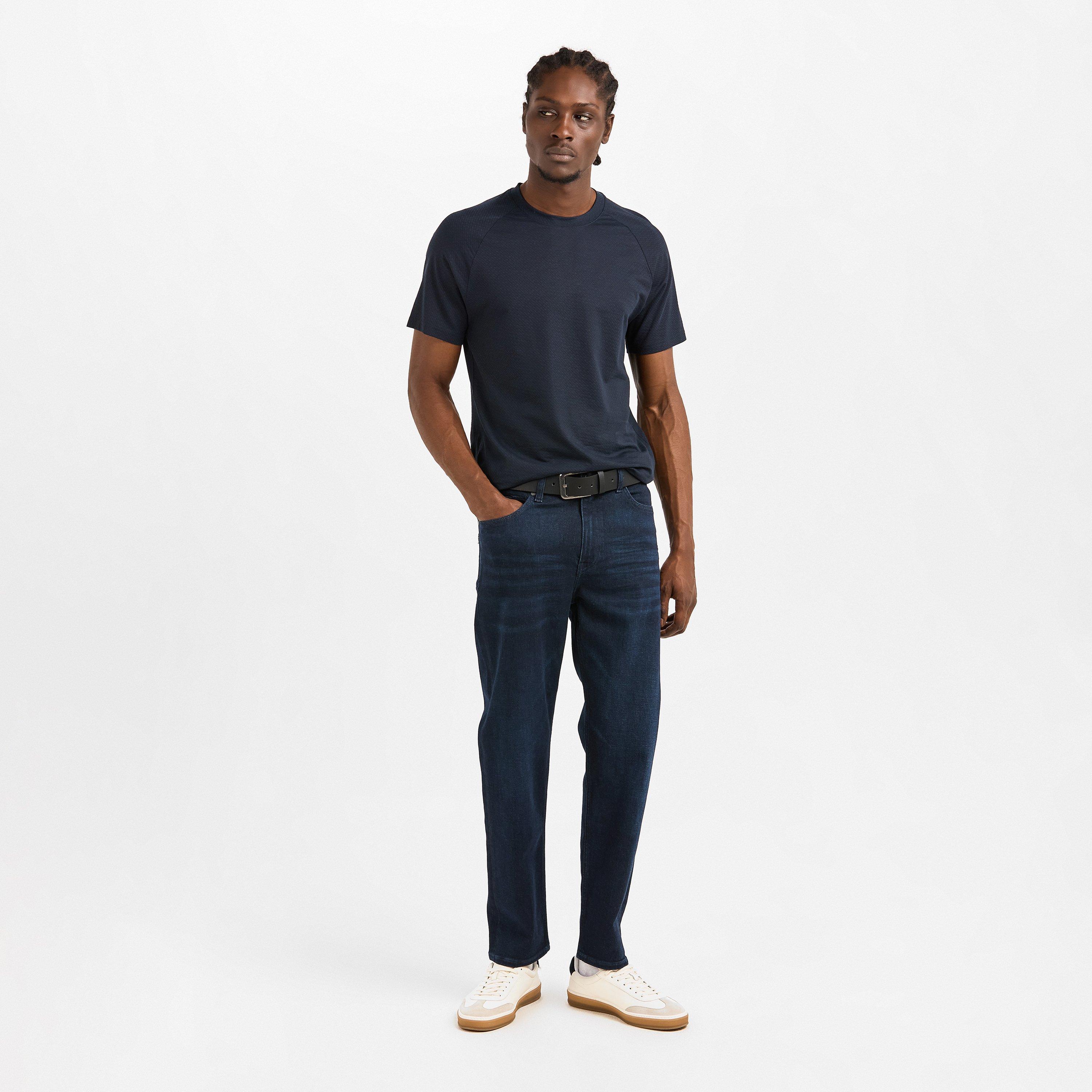Dark Blue 415 - Boss - Men's Ogden Straight Leg Jeans - 6