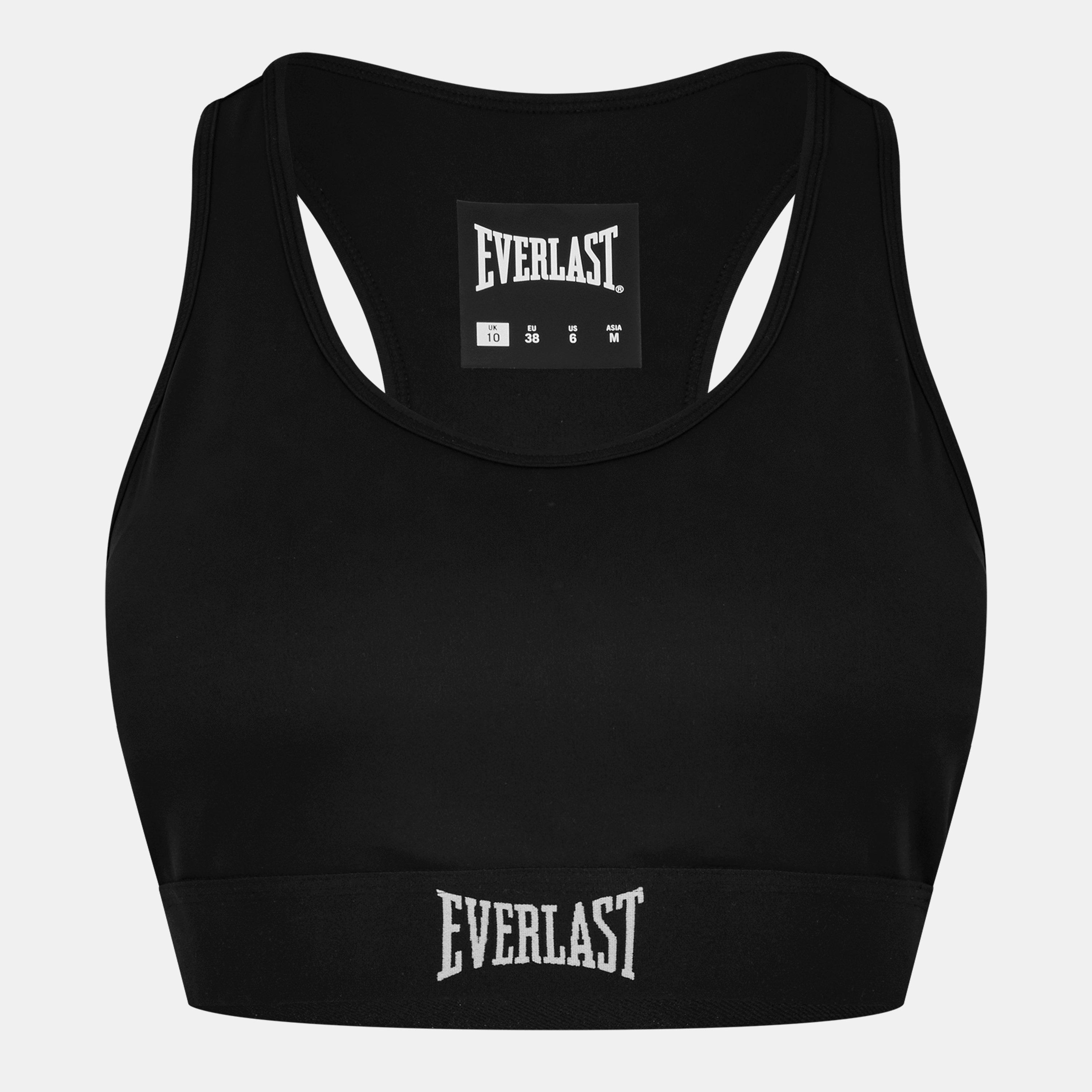 Black - Everlast - Racerback Bra Womens - 1