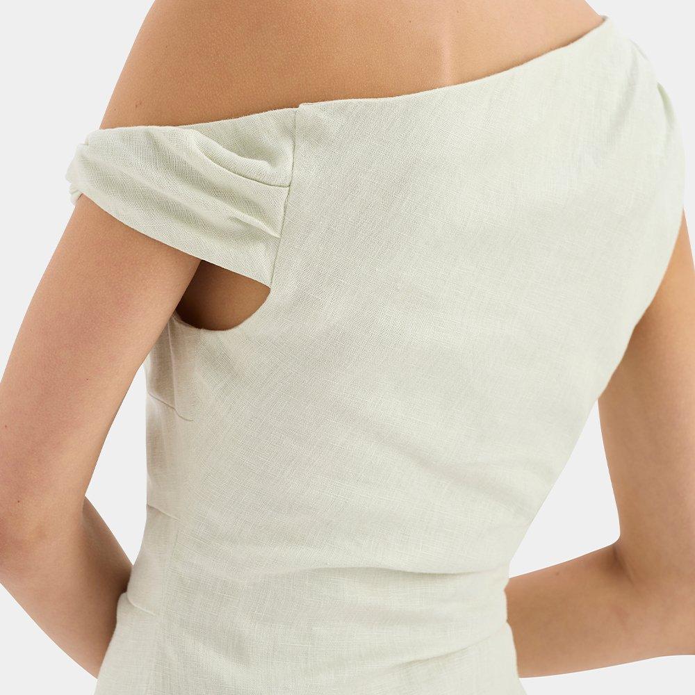 Pale Sage - Sir the Label - Iris Twist Dress - 6