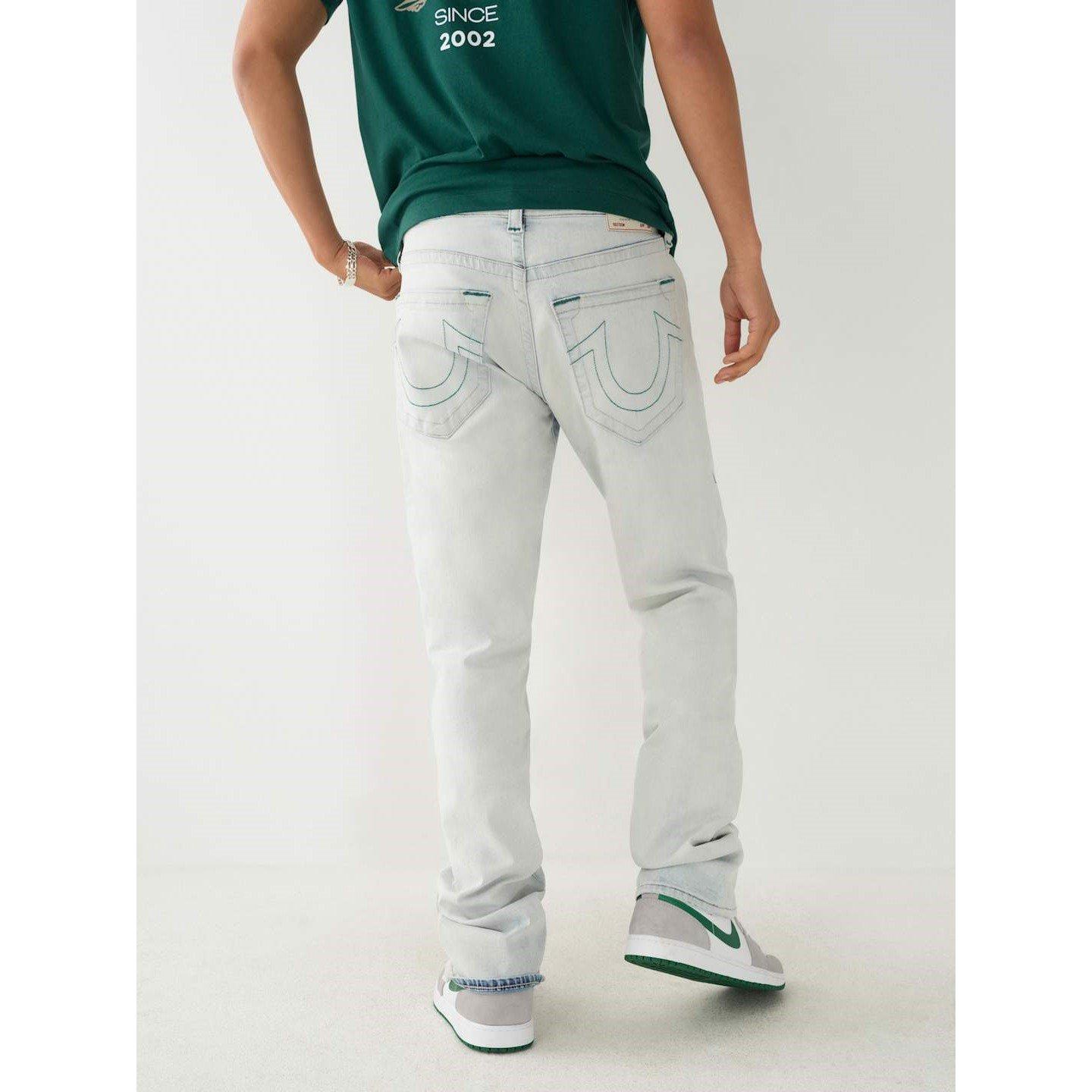 Fresco Wash - True Religion - Ricky Straight Stretch Jeans Mens - 2