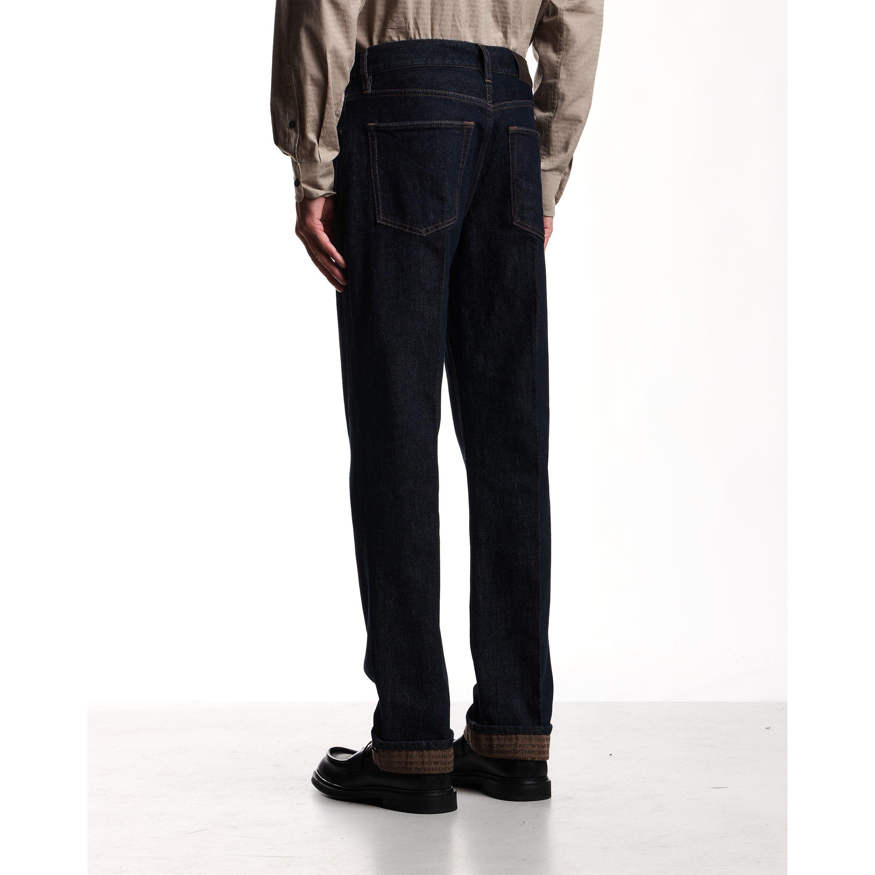 Blue MB001 - Emporio Armani - 5 POCKETS PANT - 2