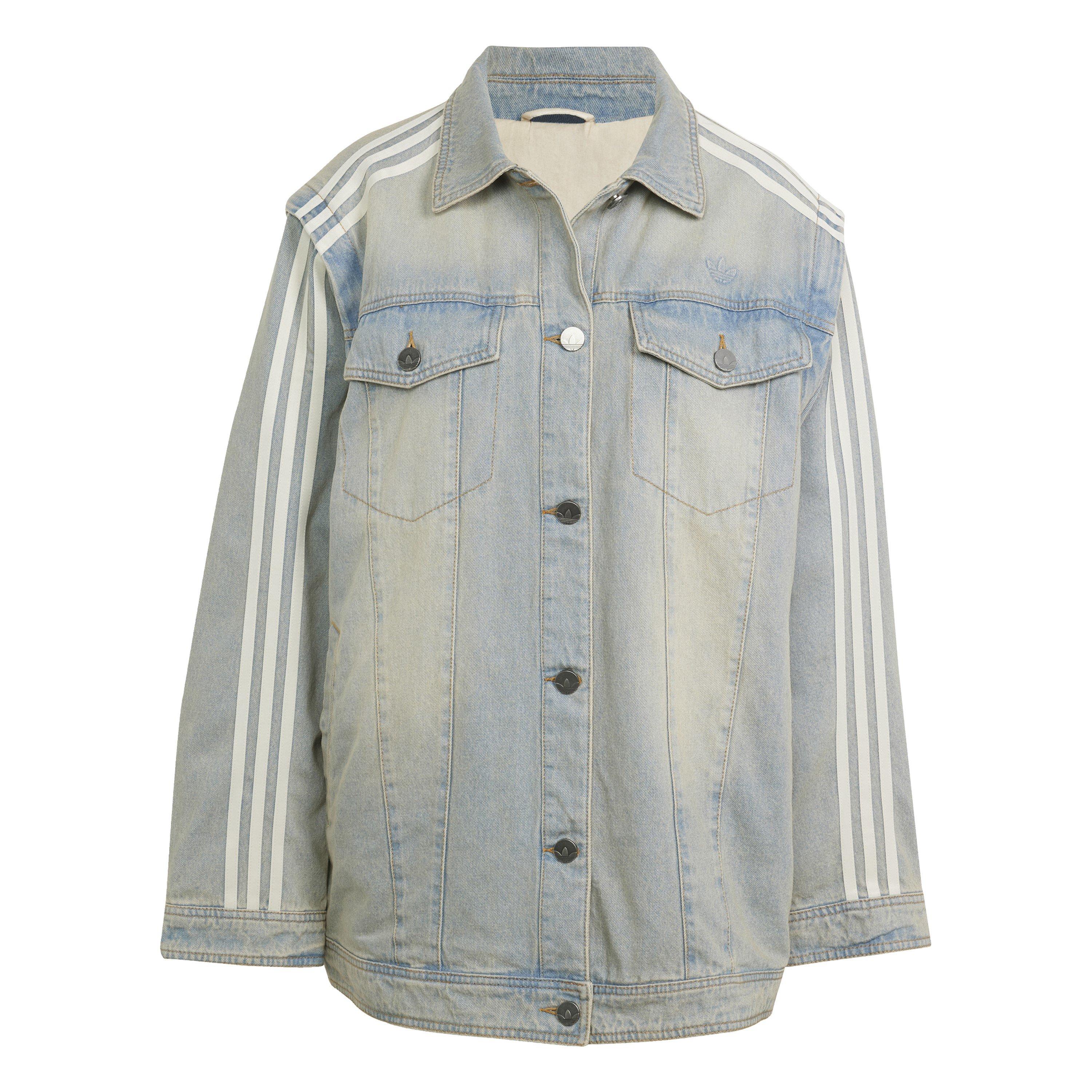 Light Denim - adidas Originals - Women's Long Sleeve Denim Shirt - 1