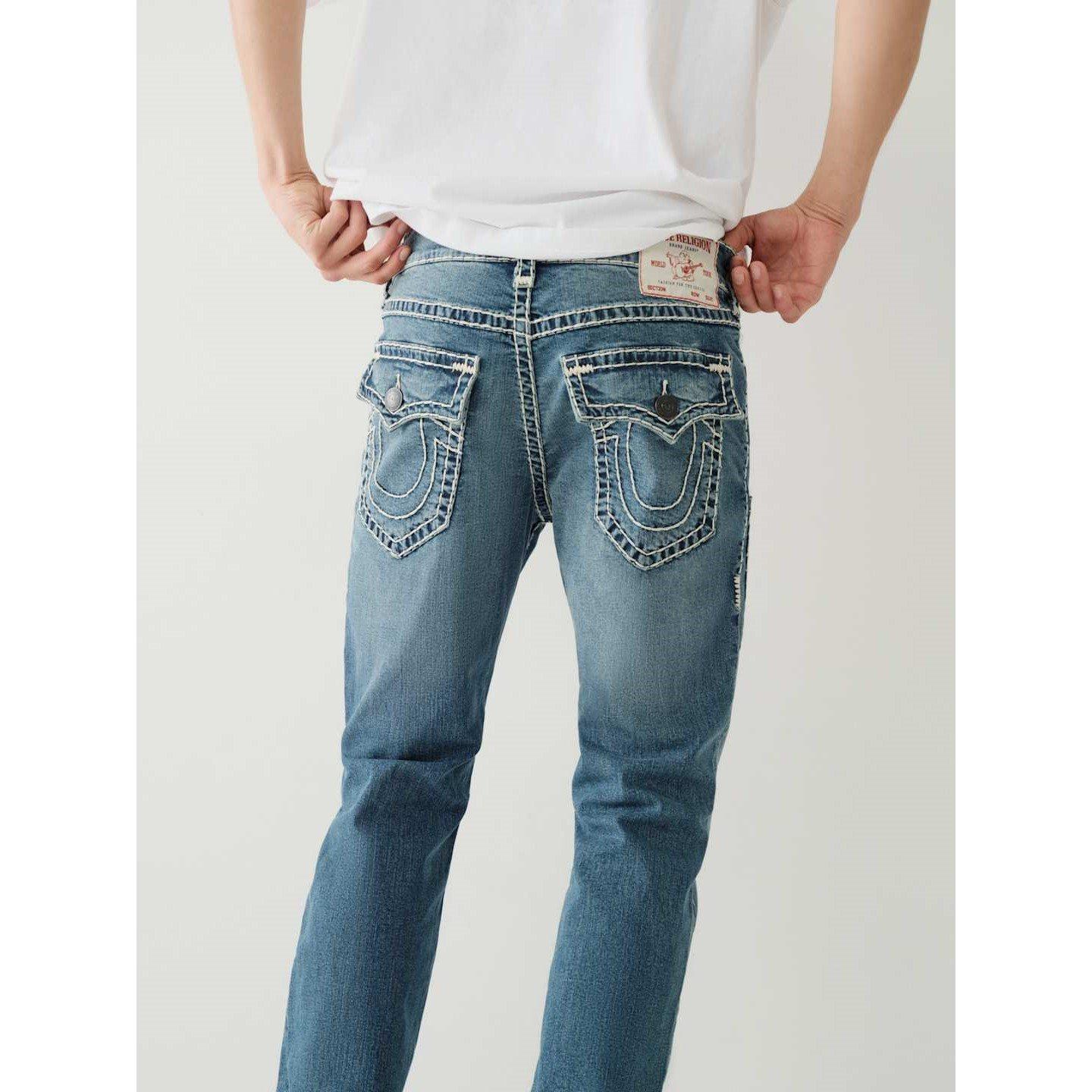 True Religion | Ricky Super T Jeans Mens | Straight Jeans | USC
