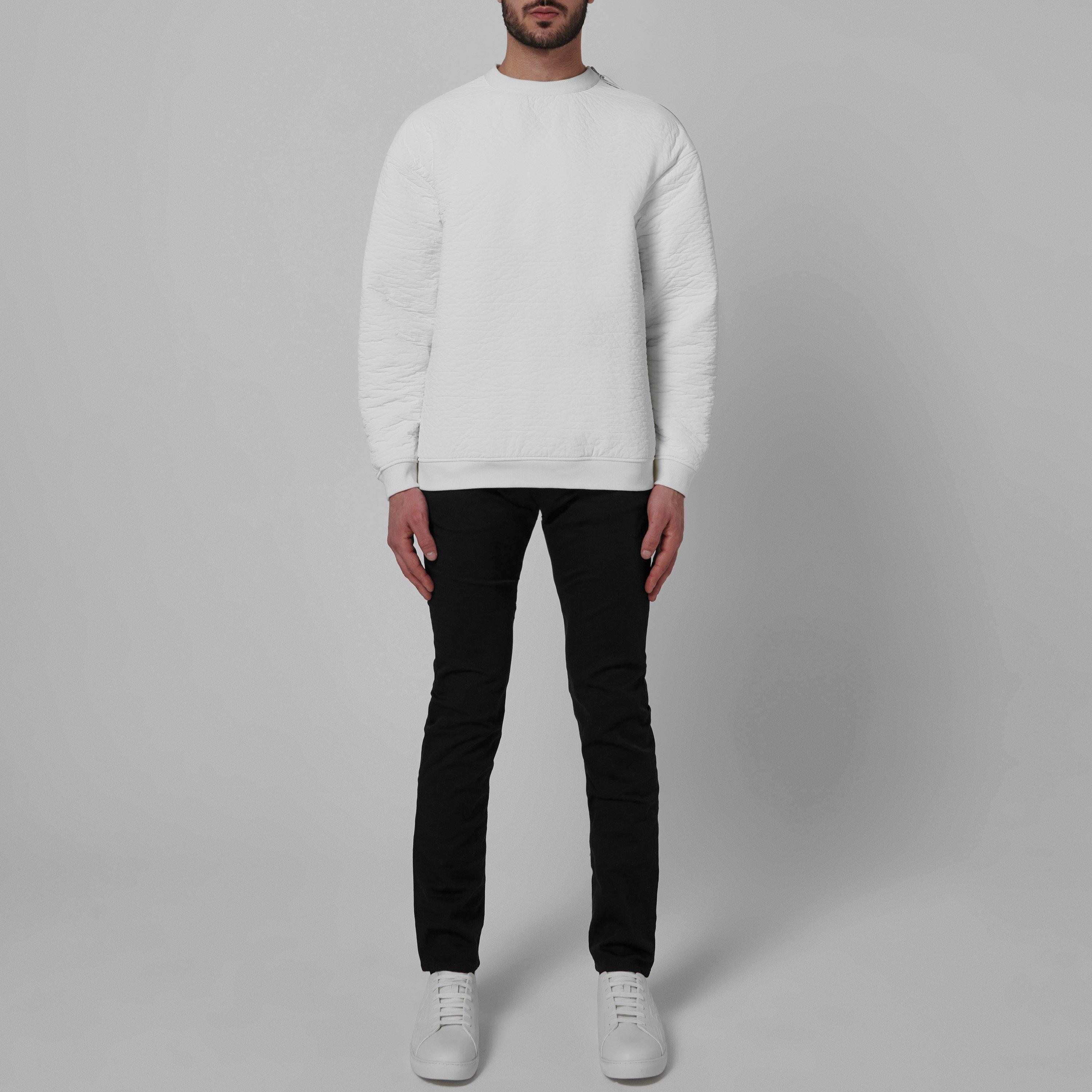 Black 0999 - Emporio Armani - Men's Slim-Fit J06 Gabardine Jeans - 7