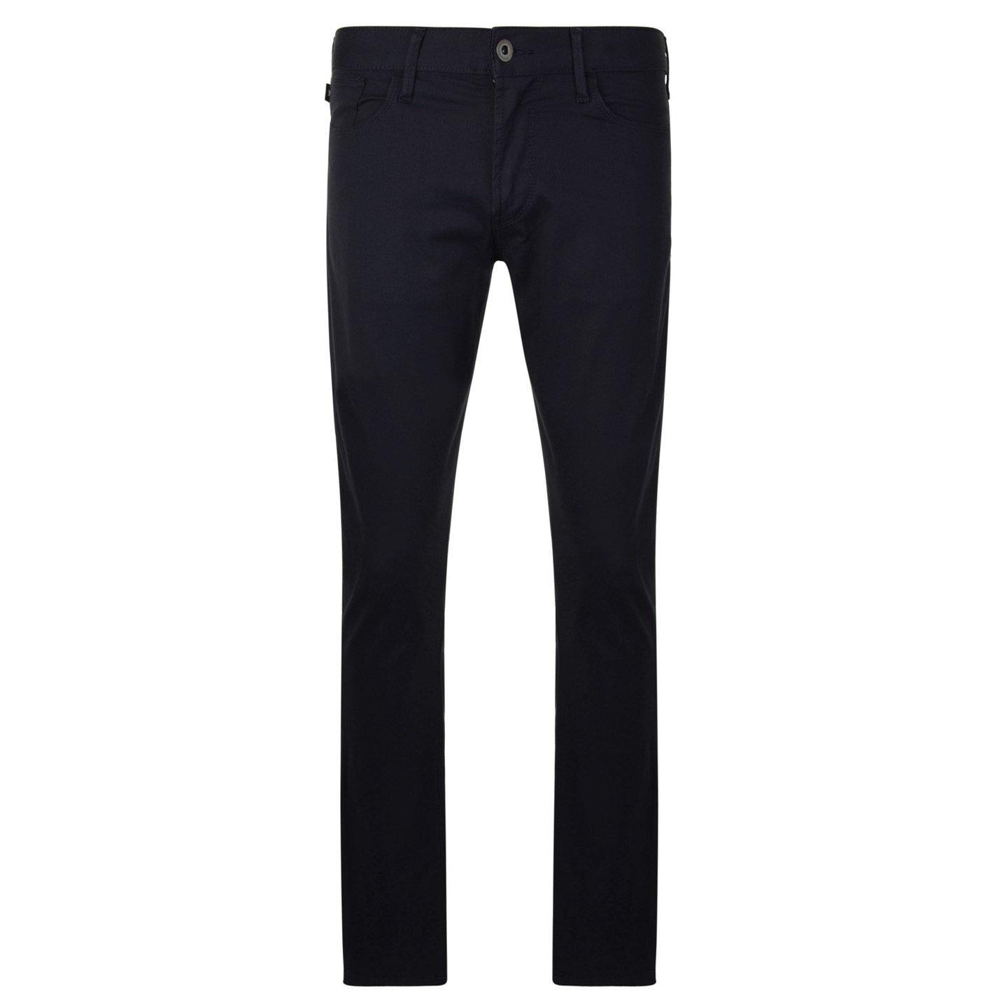 Emporio Armani Men's Navy 0920 Slim-Fit J06 Gabardine Jeans - 30W S