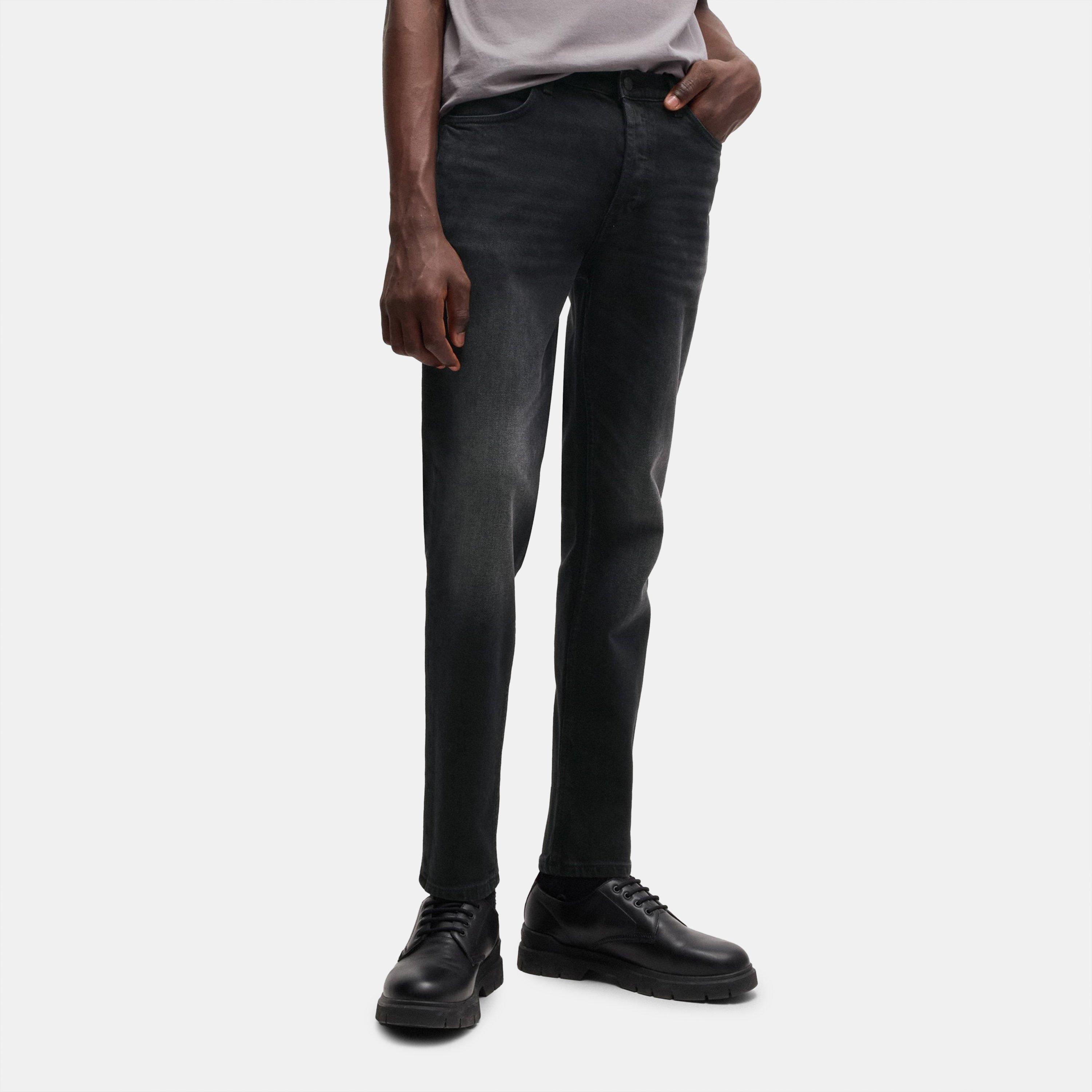 Black - Hugo - Men's Straight Leg Jeans - 2