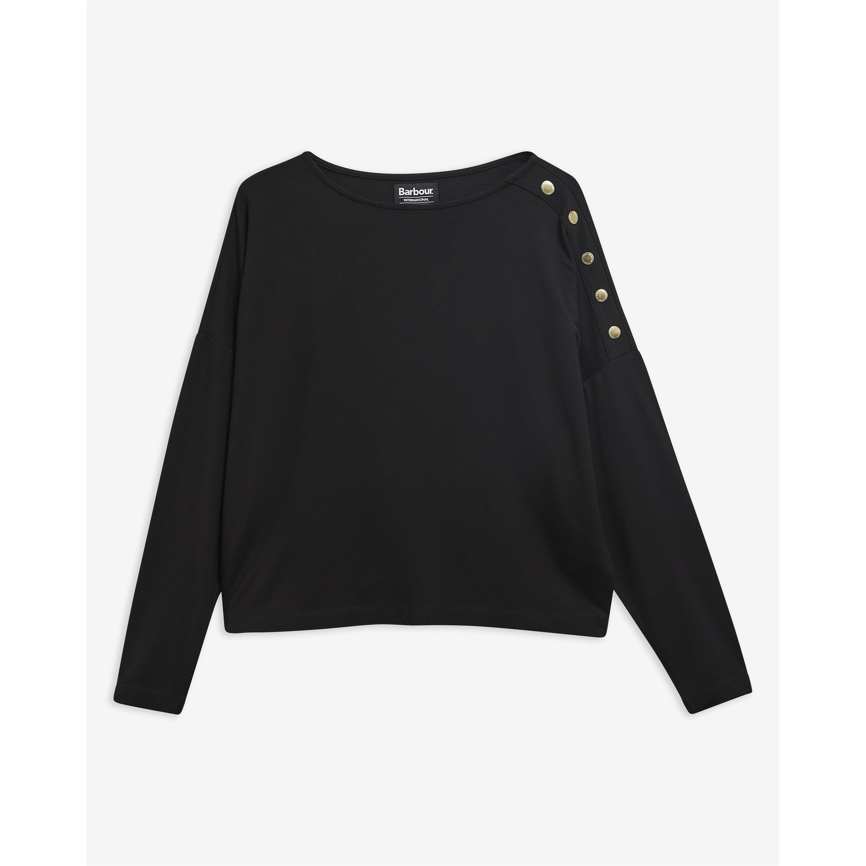 Black - Barbour International - B.Int Cyrus LS Top Ld64 - 1