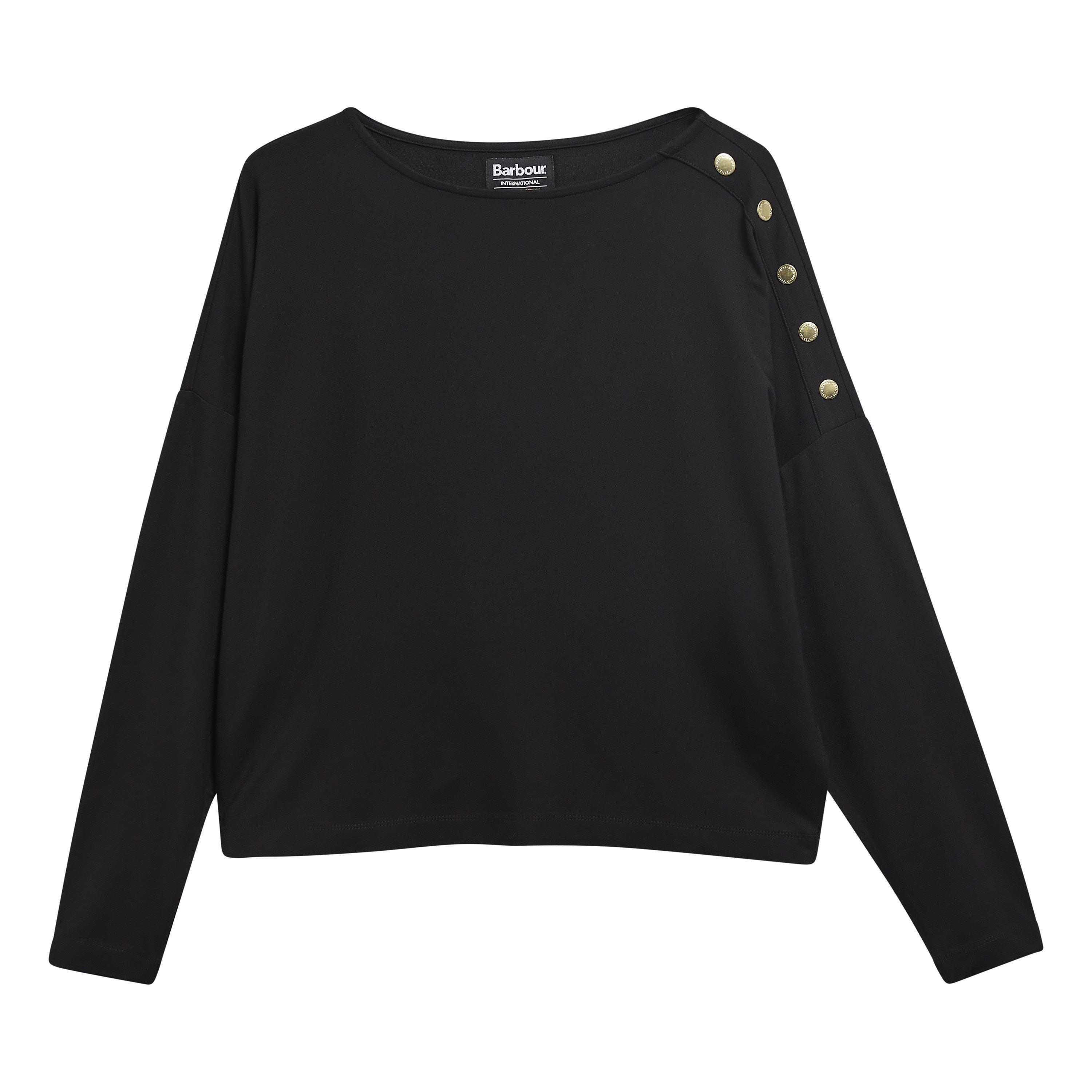 Black - Barbour International - B.Int Cyrus LS Top Ld64 - 2