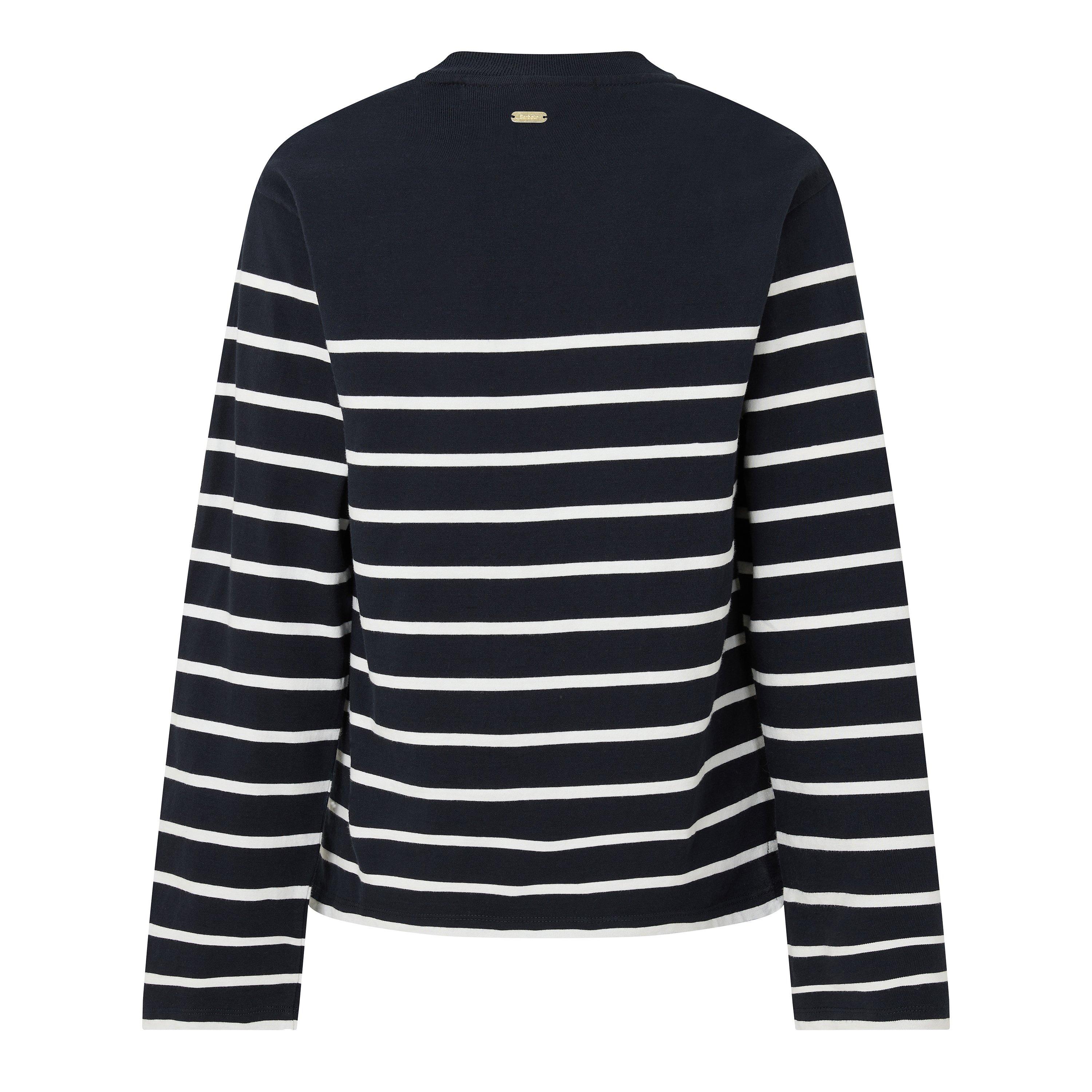 Dark Navy/Cloud - Barbour - B.Li Harling LS T Ld64 - 2