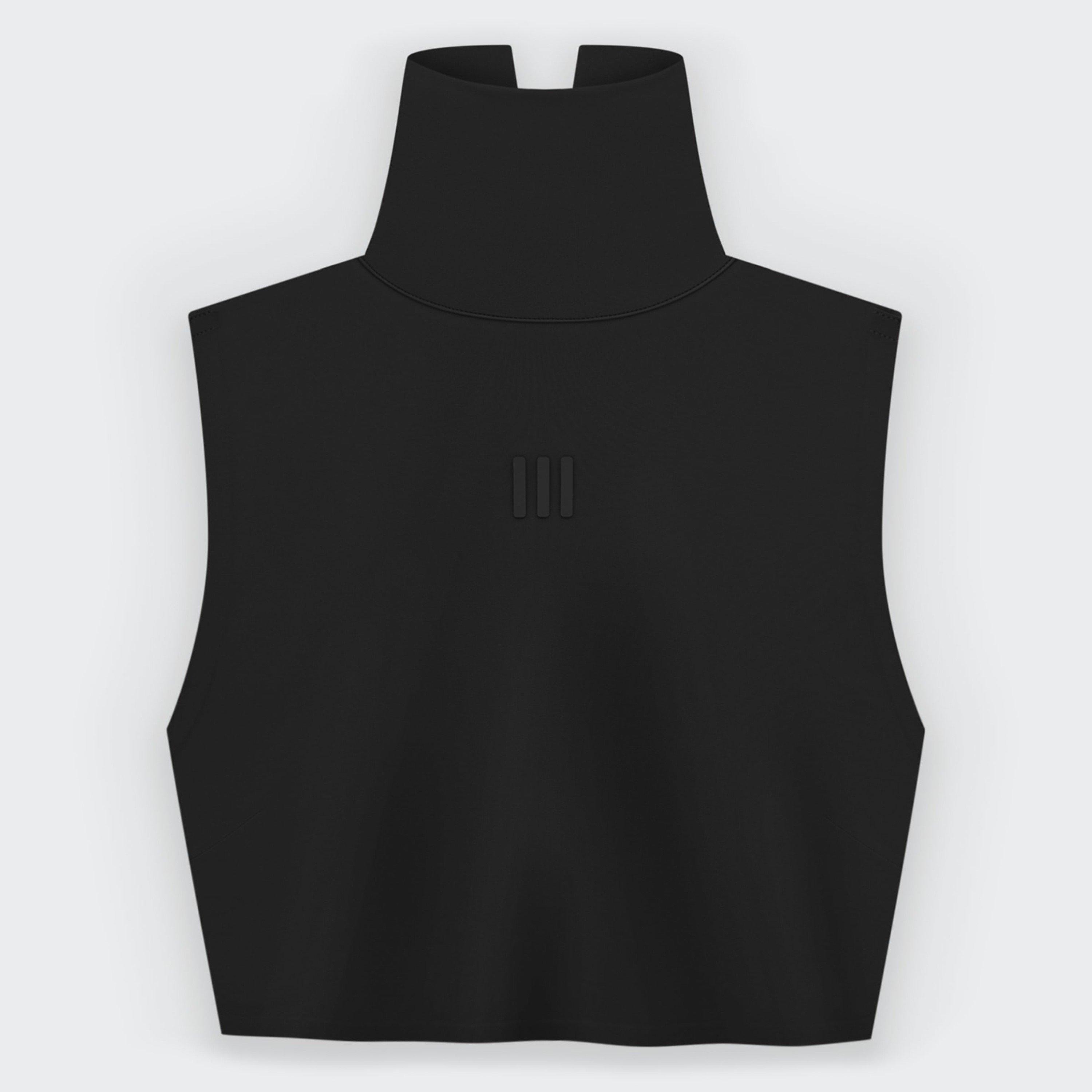 Black - adidas - Women's Strappy Crop Top - 1
