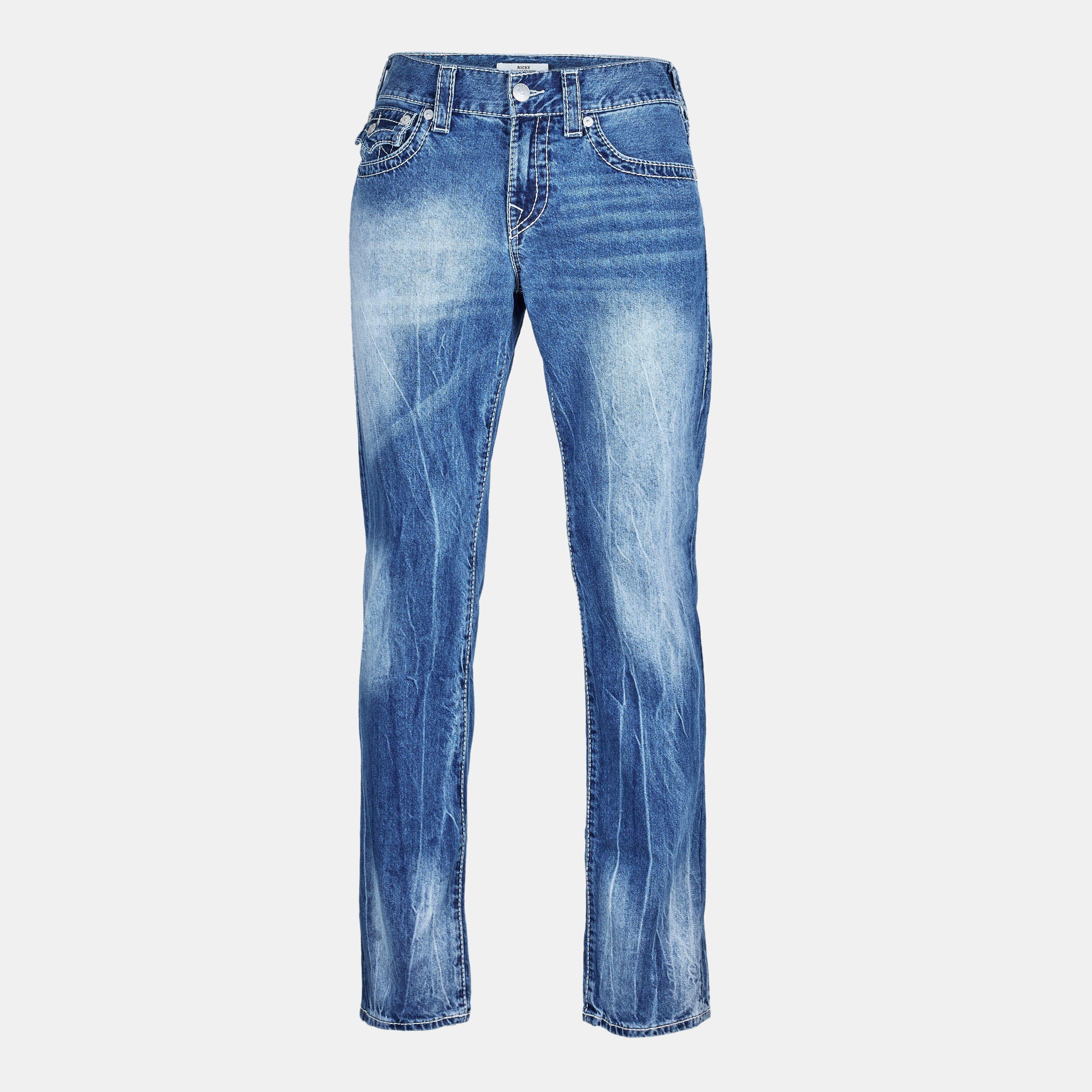 Med Wsh - True Religion - TR Ricky Flap Jeans Mens - 1
