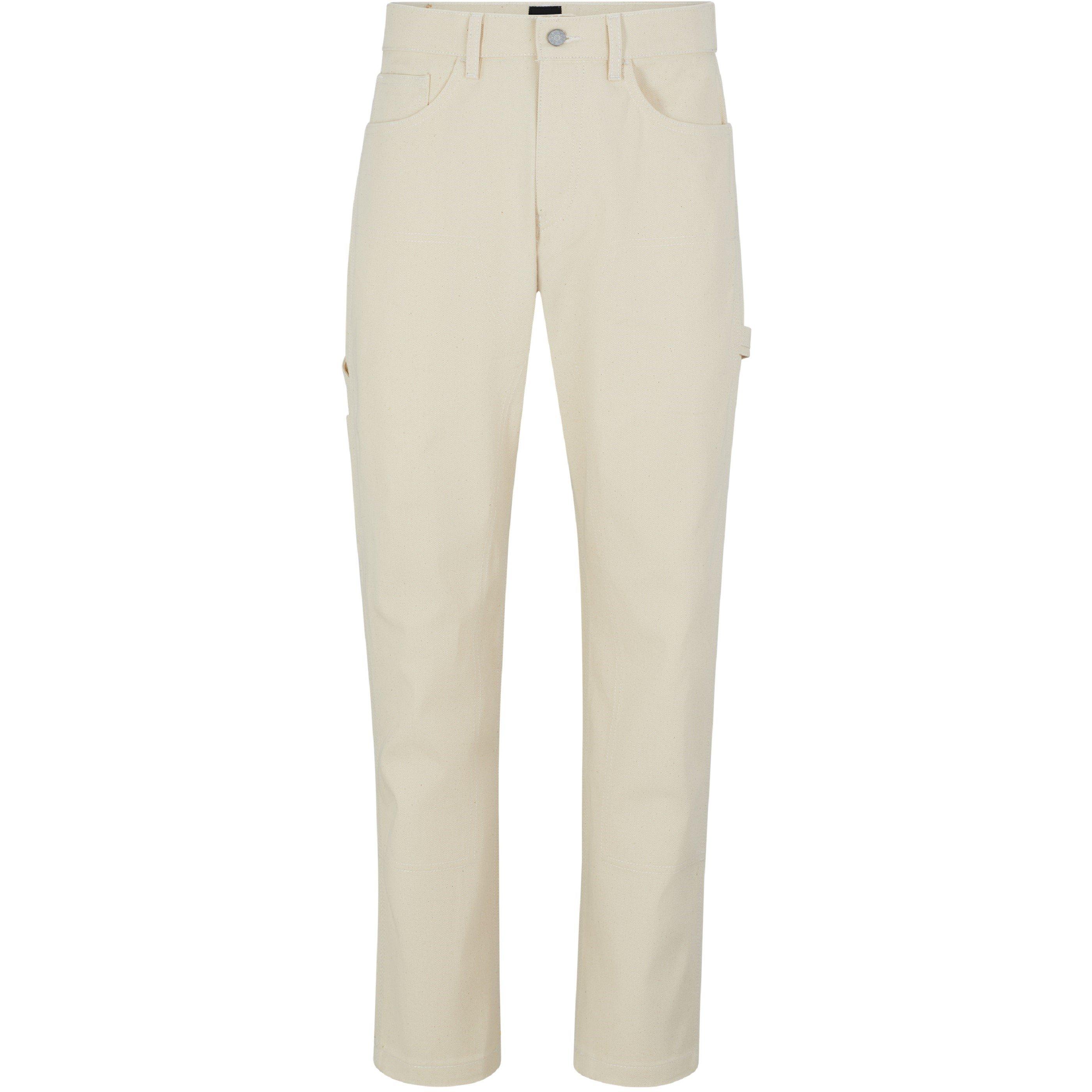 Boss Men's Anderson Bc Straight Leg Jeans - Natural - 32W L