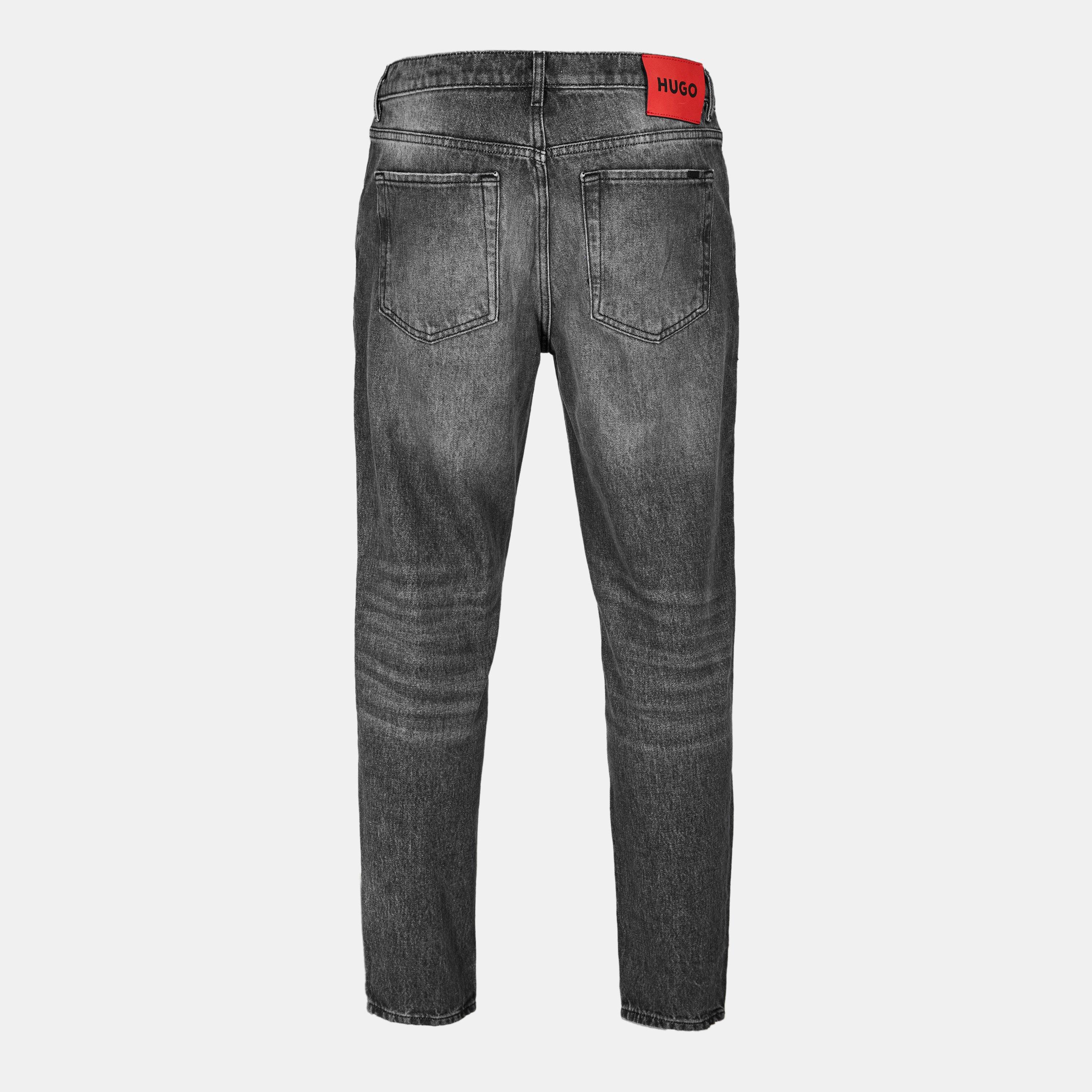 Charcoal - Hugo - Men's Straight Leg Jeans - 2