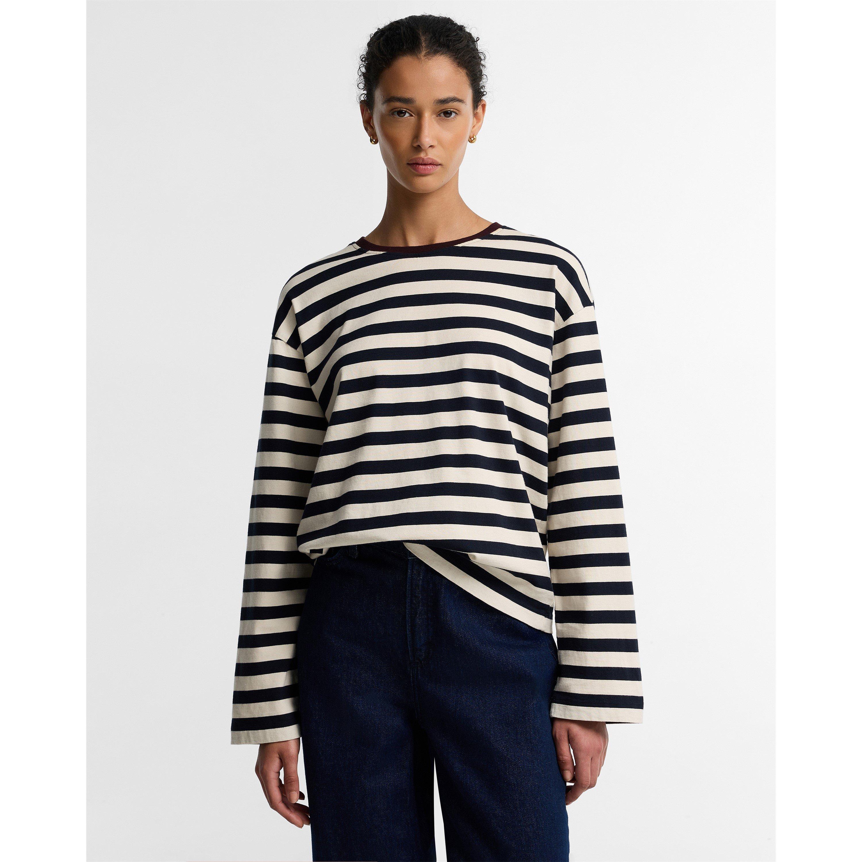 Dark Navy/Birch - Barbour - B.Li Woodhouse LS T Ld64 - 2