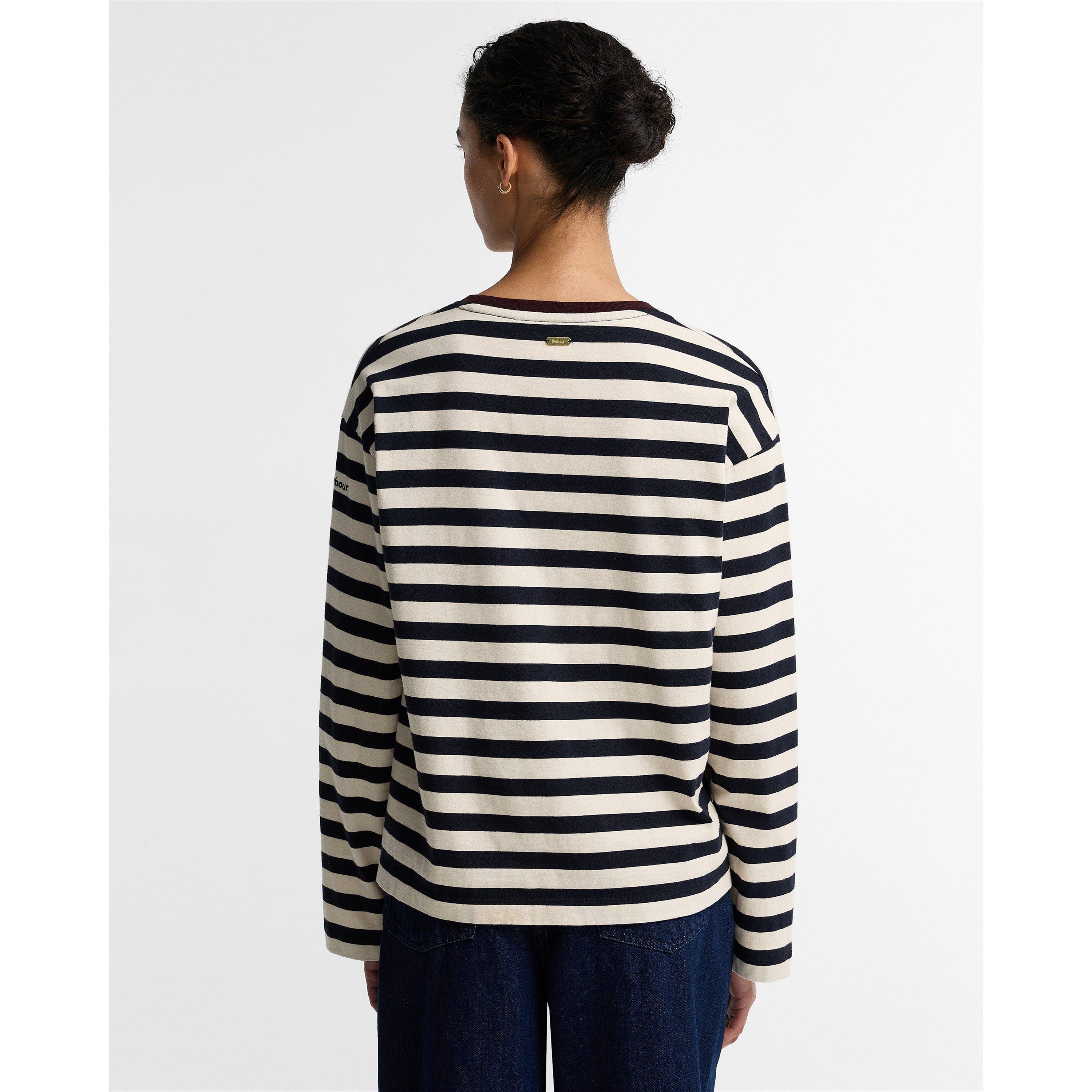 Dark Navy/Birch - Barbour - B.Li Woodhouse LS T Ld64 - 3
