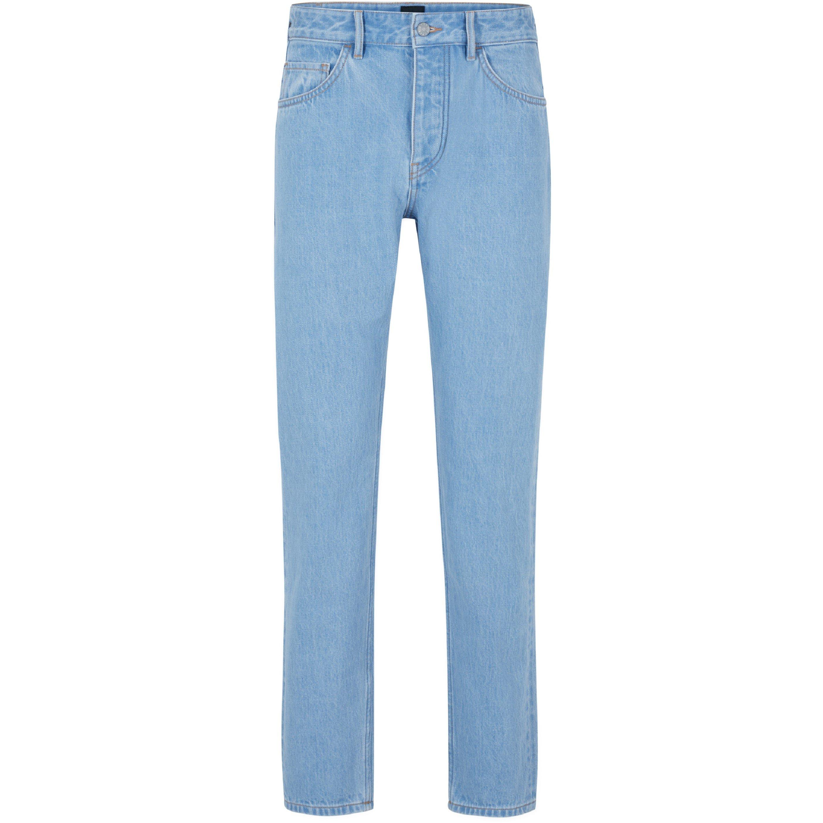 Boss Men's Taber Edge Straight Leg Jeans - Pastel Blue - 34W XL