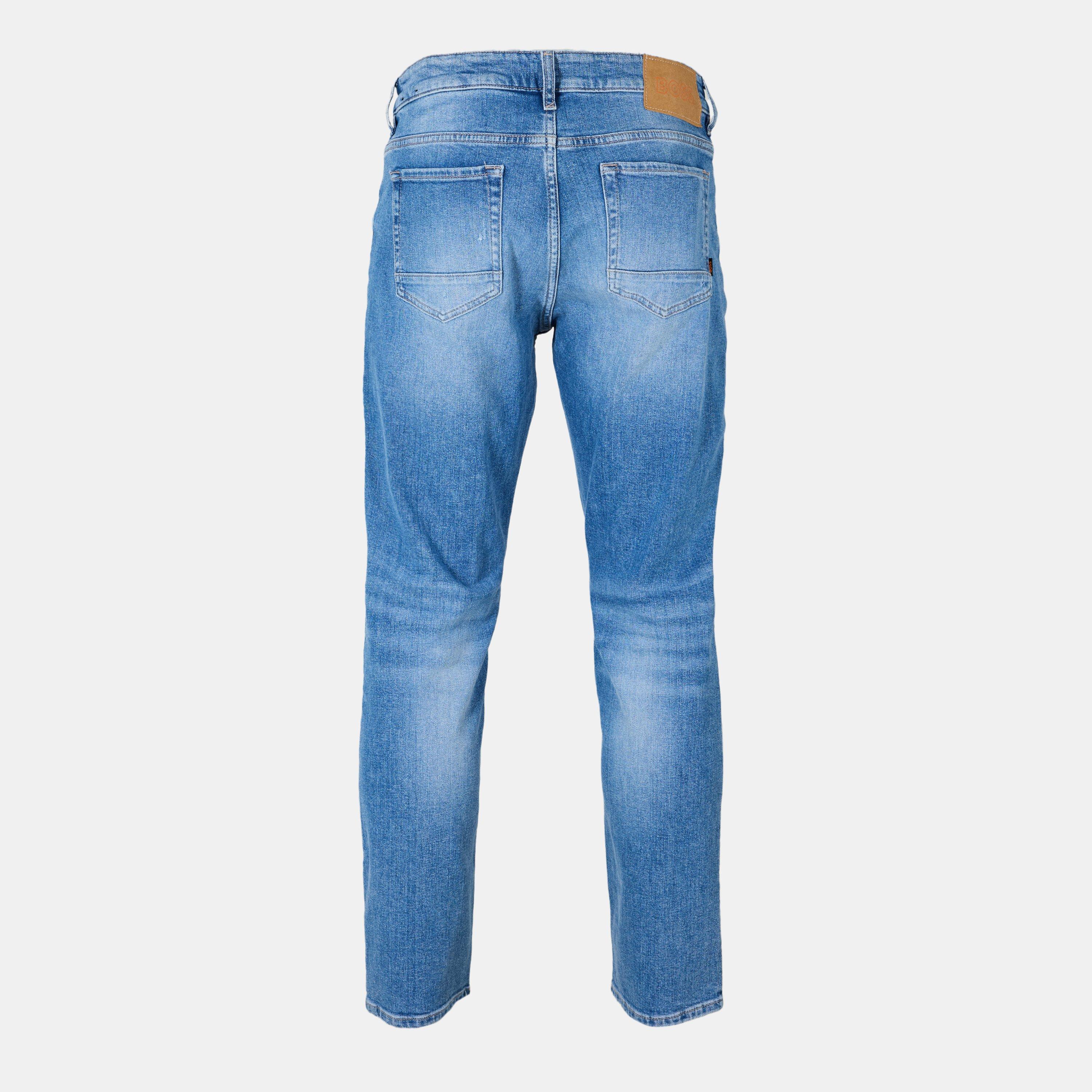 Turq/Aqua - Boss - Men's Anderson Jn Straight Jeans - 2