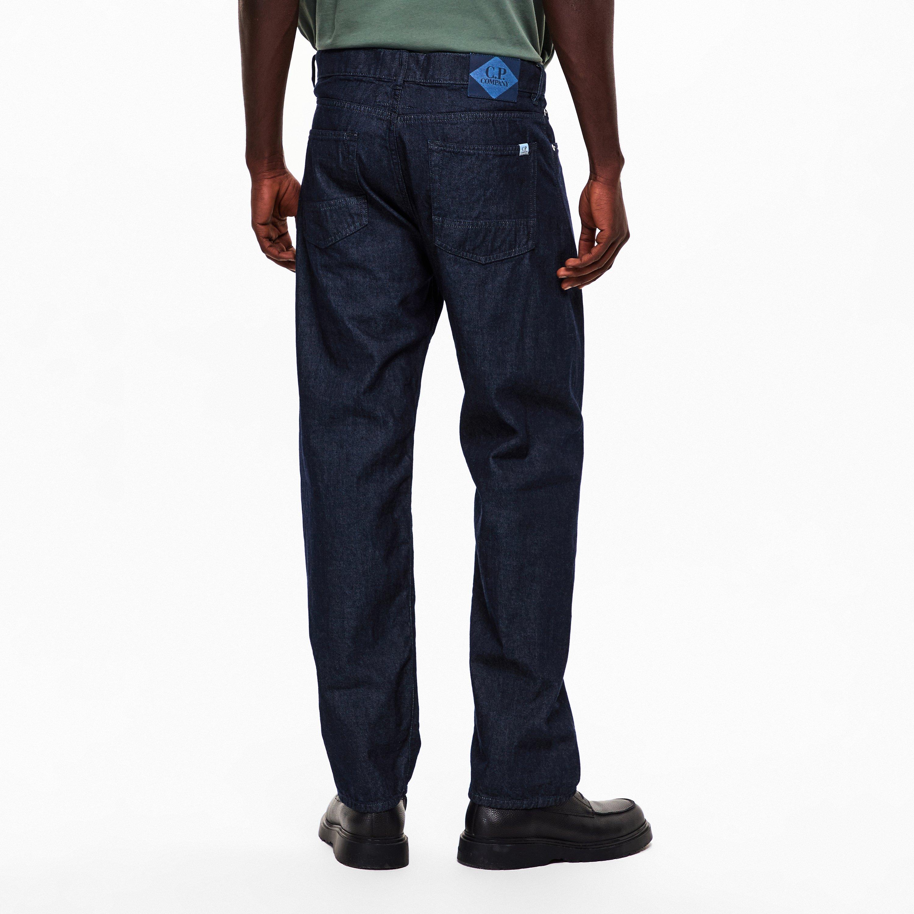 Denim Wash D08 - CP Company - Mens 5-Pocket Jeans - 4