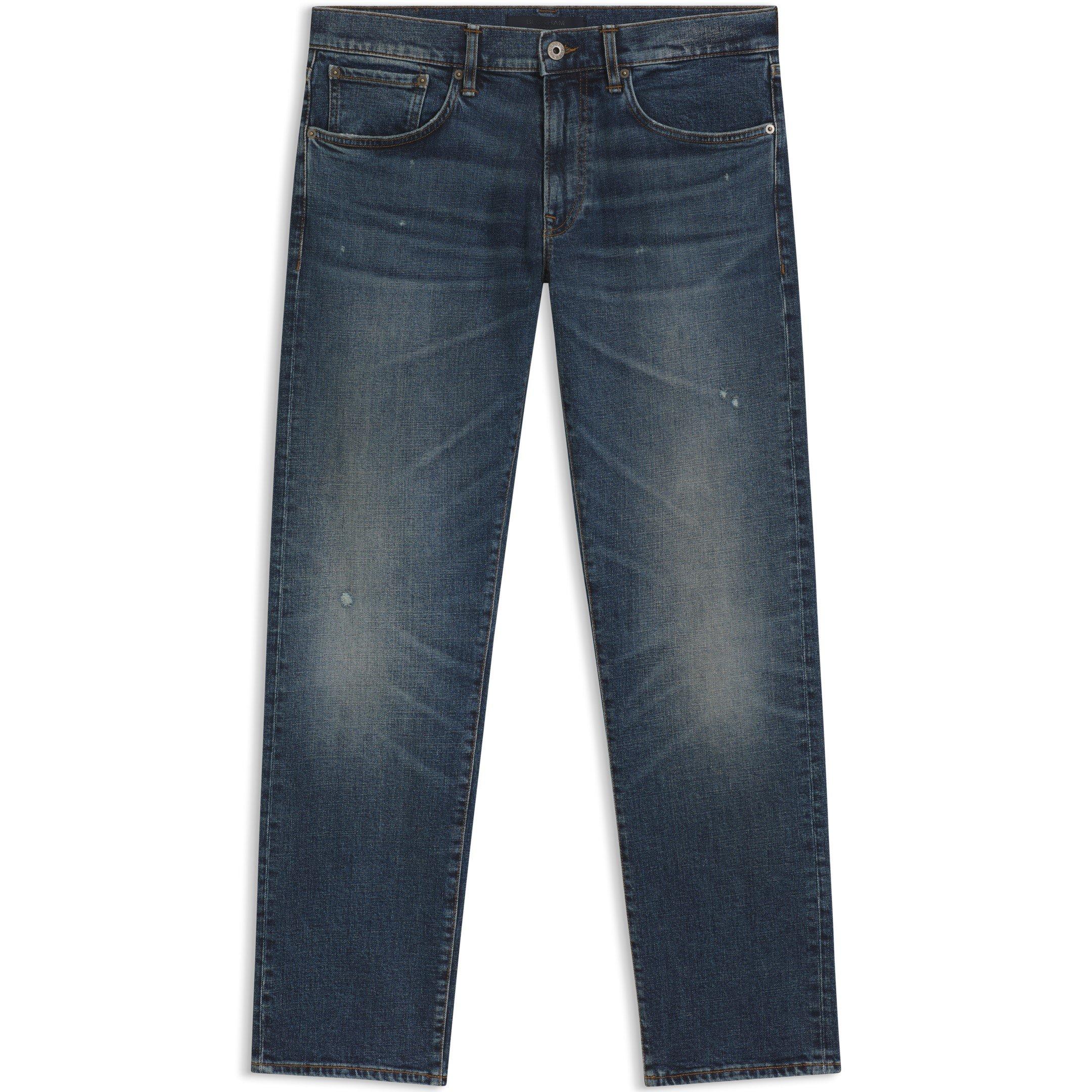 Navy 411 - Boss - x BECKHAM Slim-Fit Denim Jeans - 1