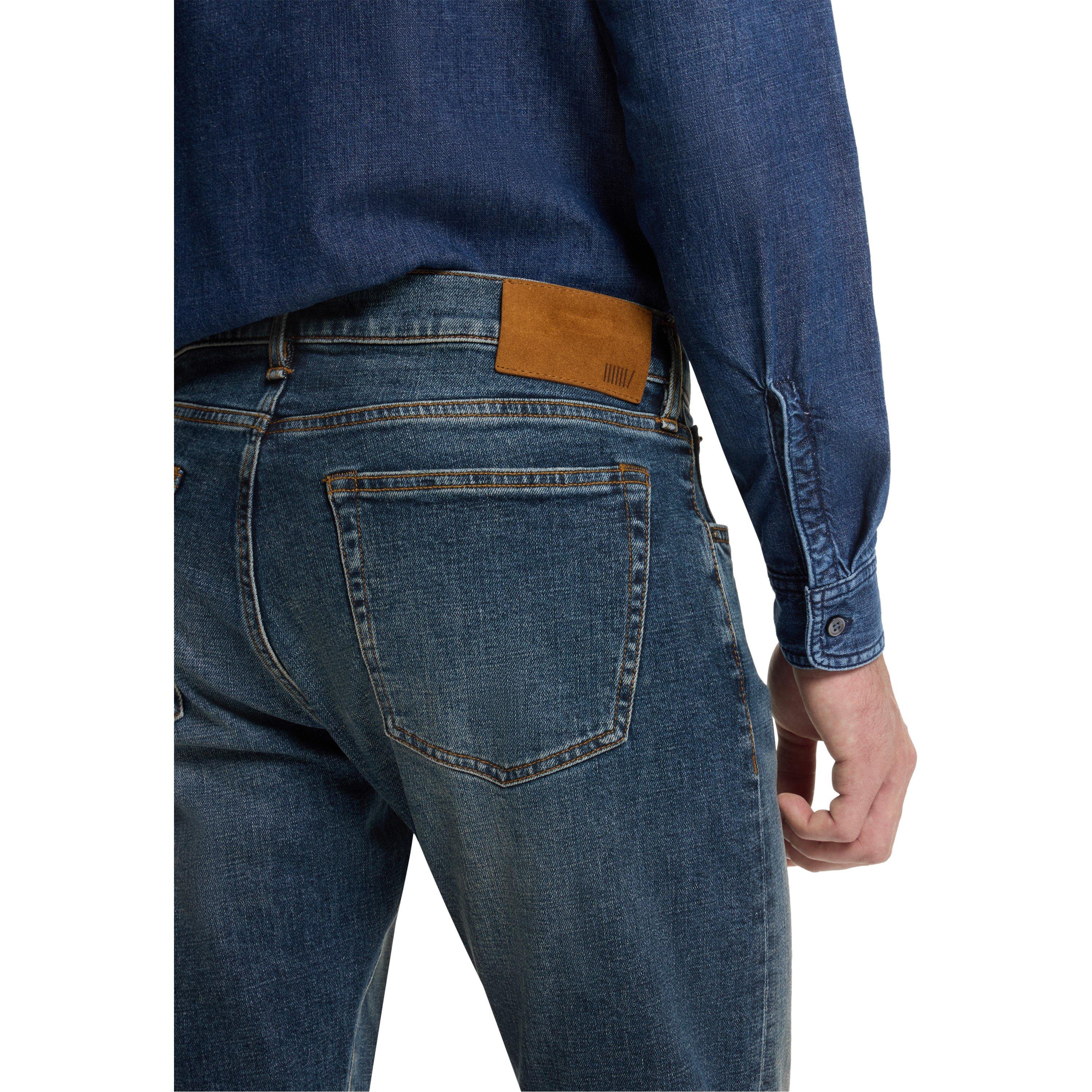 Navy 411 - Boss - x BECKHAM Slim-Fit Denim Jeans - 4