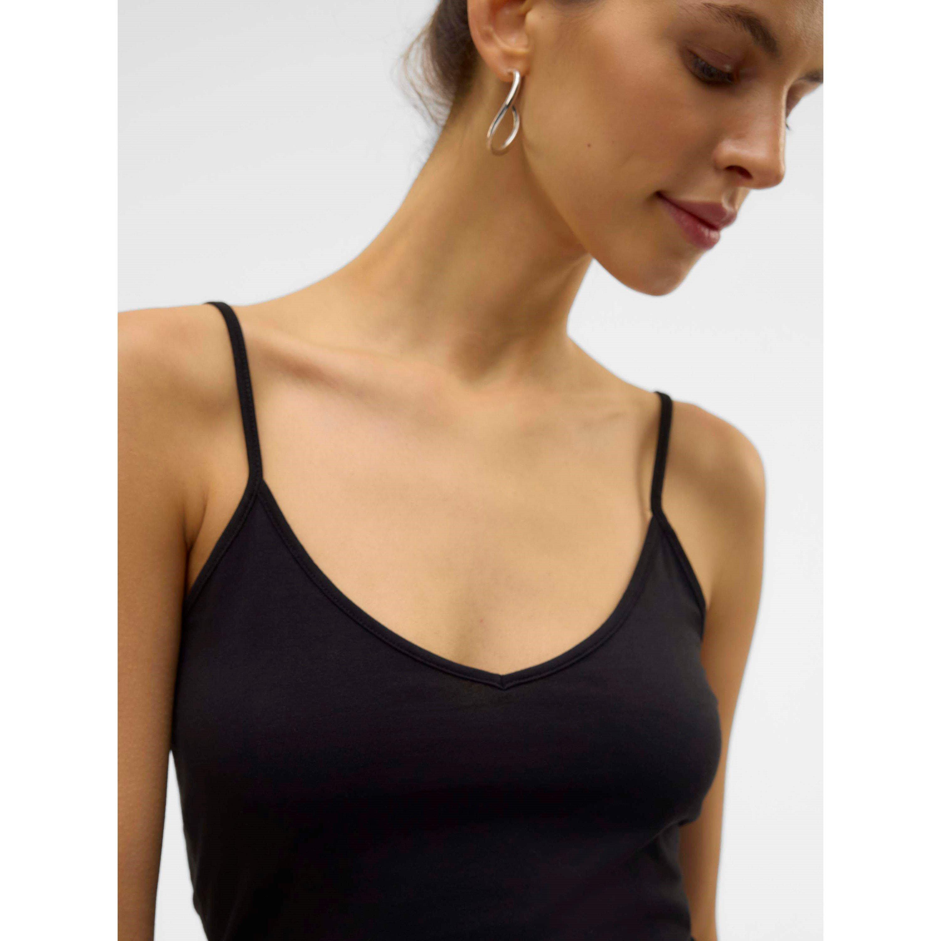 Crna - Vero Moda - VM Sft V Singlet Ld62 - 4