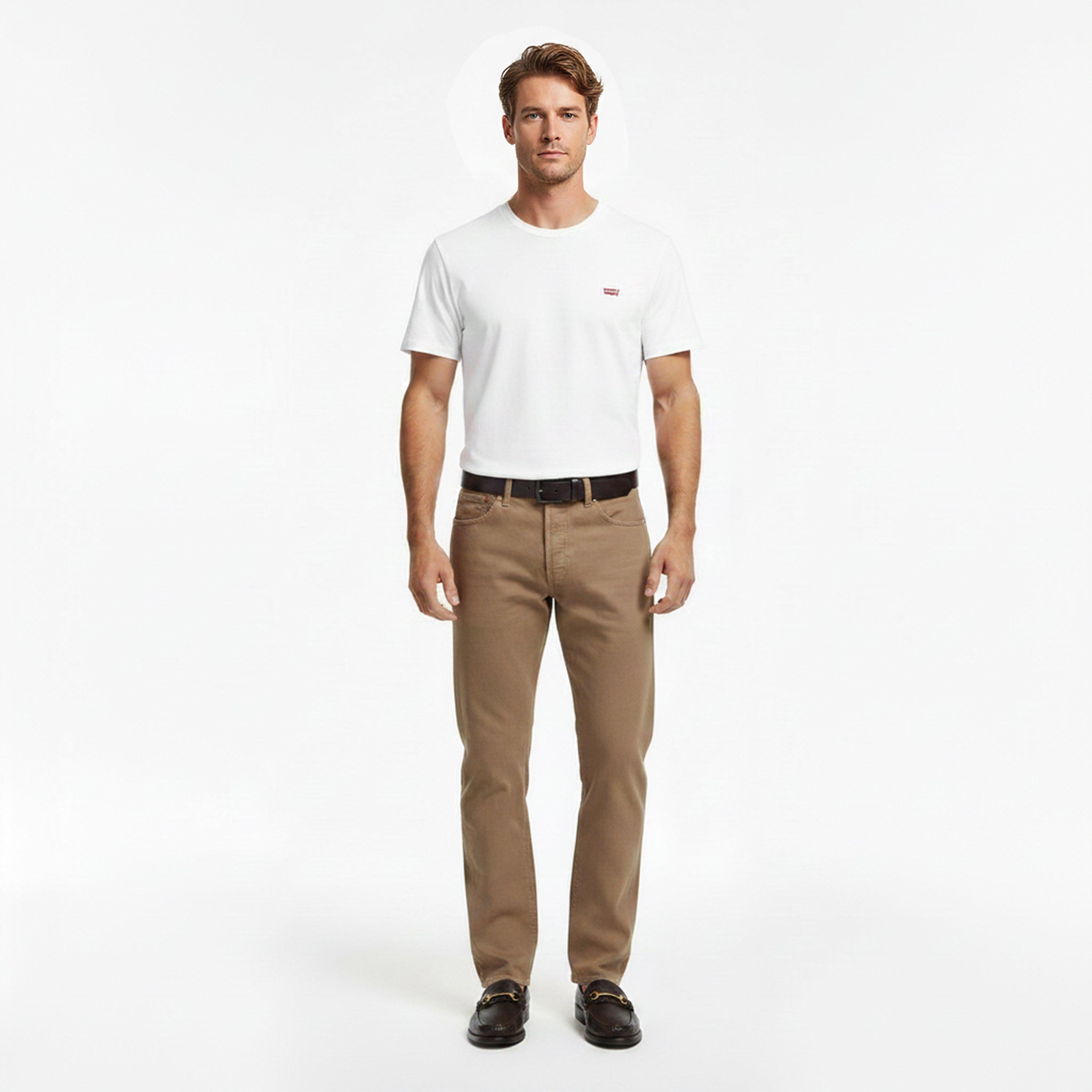 All Beige Gd Pt - Levis - Men's Levisoriginal Lean Machine Straight Leg Jeans - 5