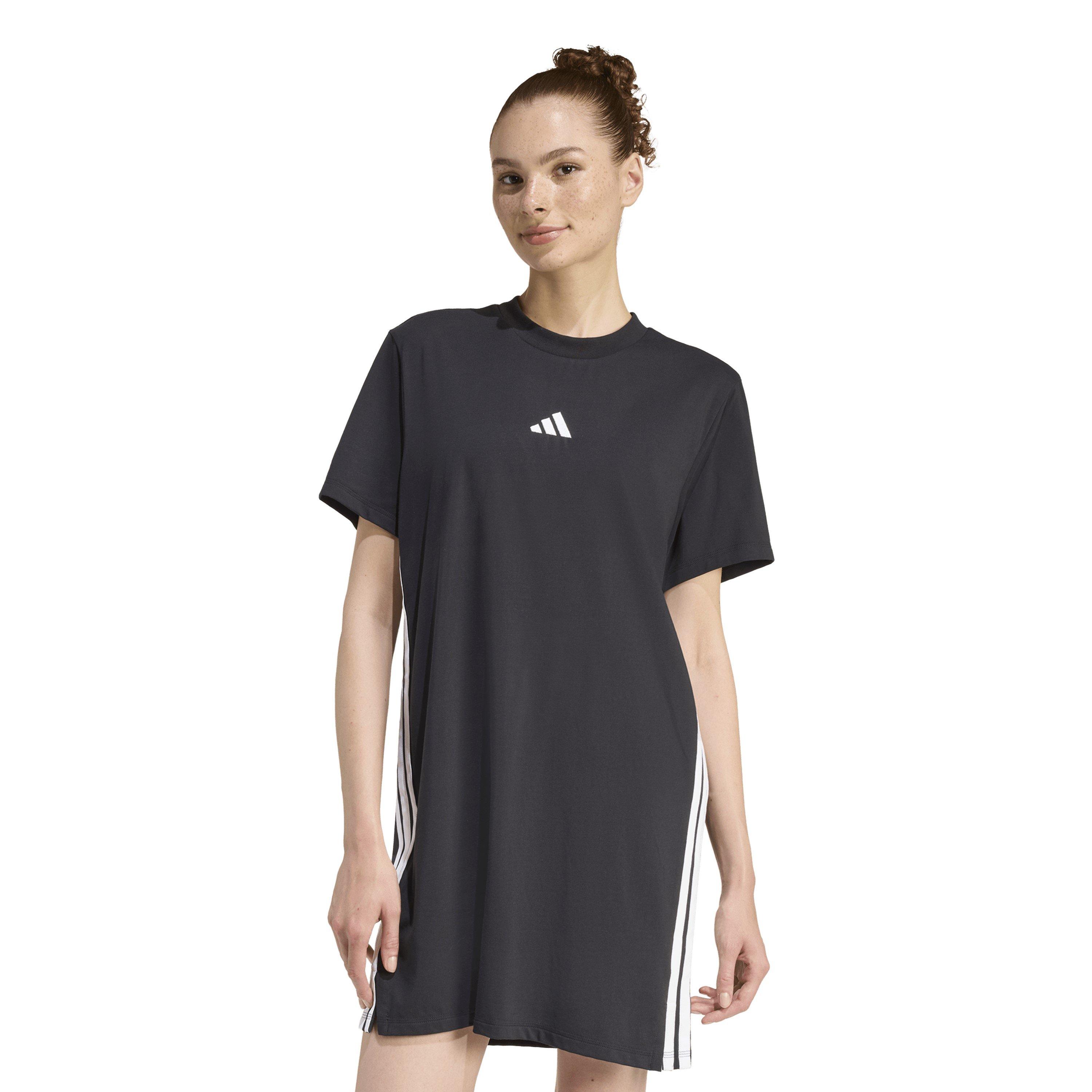 Black/White - adidas - Short Sleeve Dress Shirt - 2