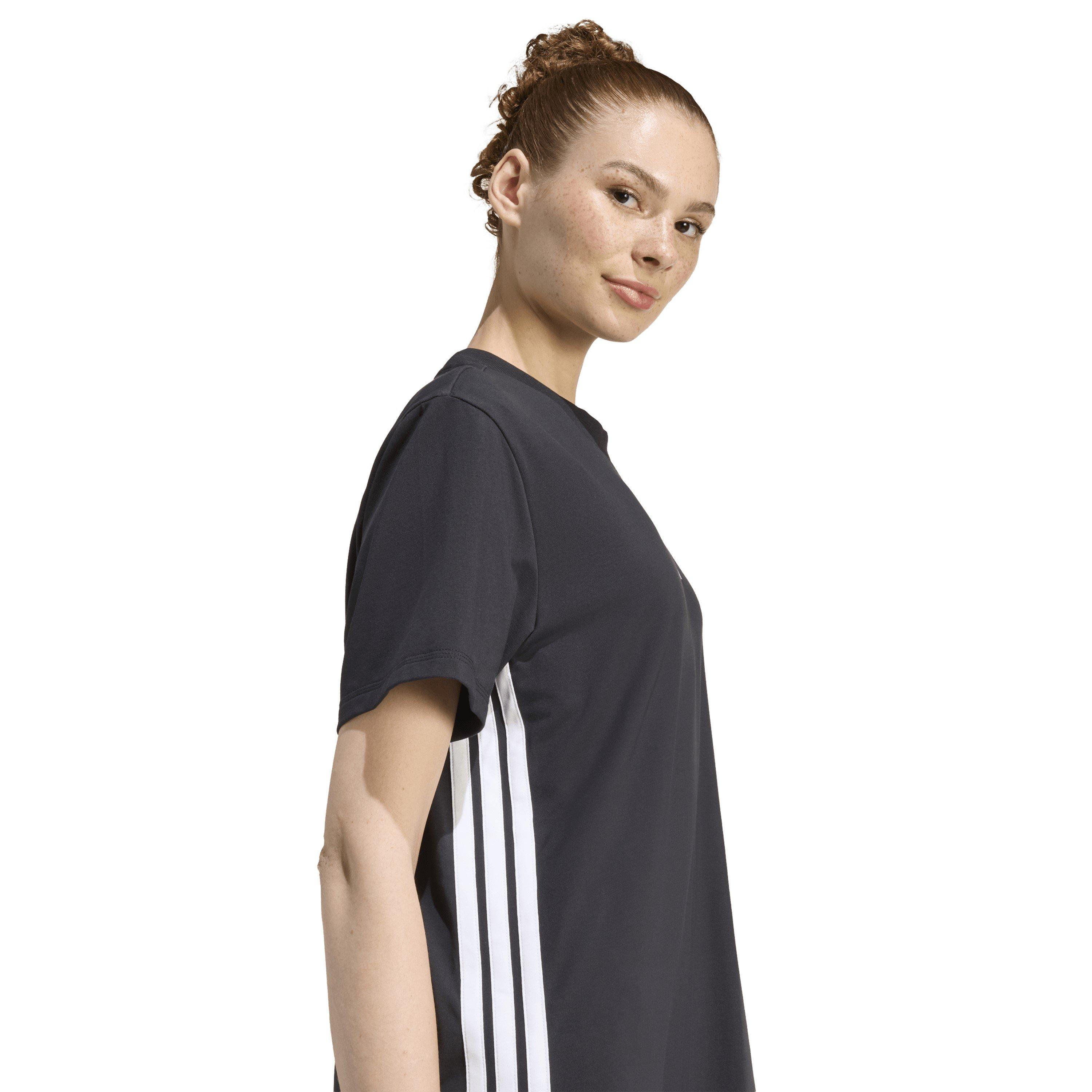 Black/White - adidas - Short Sleeve Dress Shirt - 5