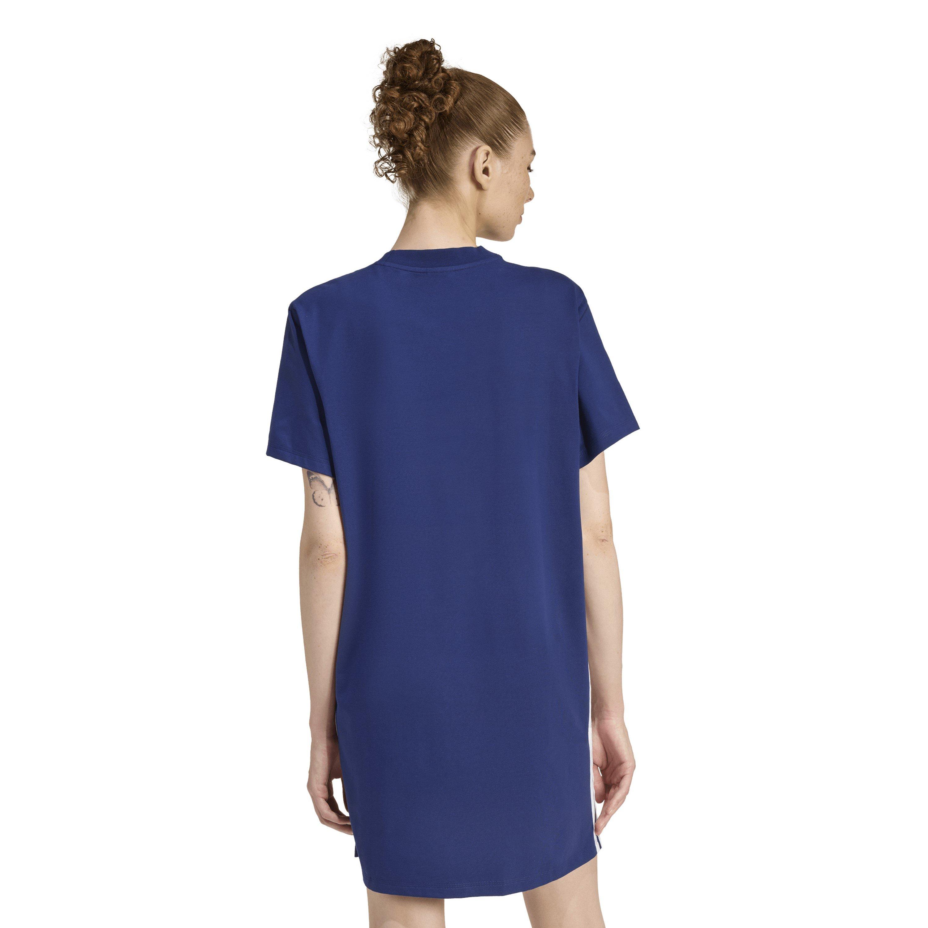 Dk Blue/White - adidas - Women's Short Sleeve Dress Shirt - 3