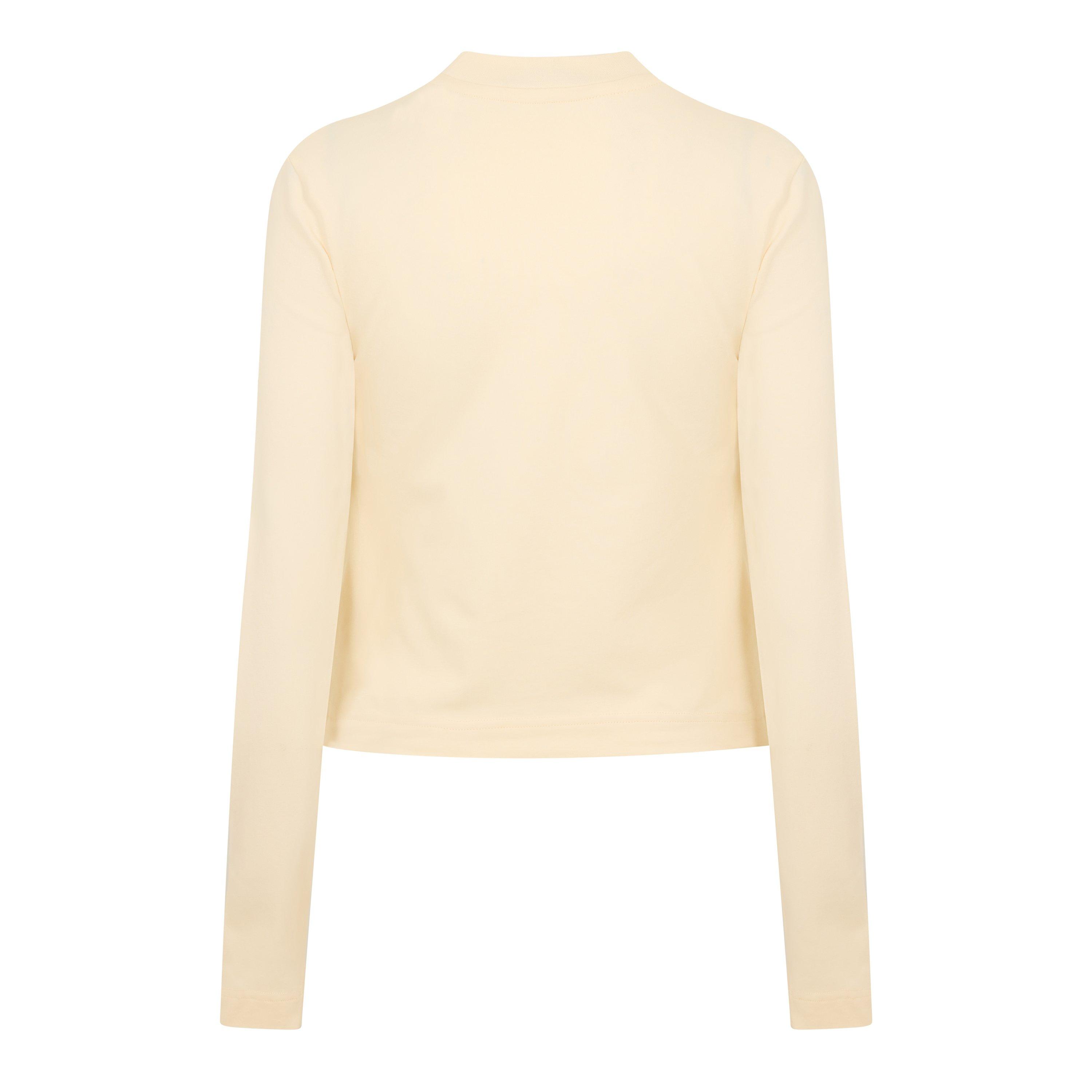 Light Beige - Jacquemus - Womens Gros Grain T-Shirt - 2