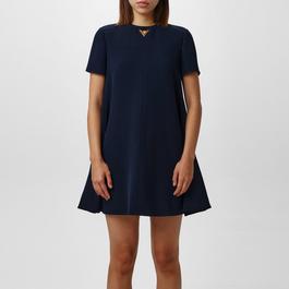 Valentino Structured Couture Short Dress