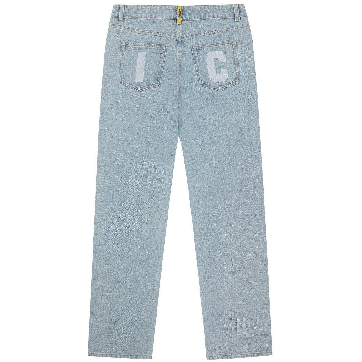 Heavy Wash Blue - ICECREAM - Mens Run Dog Straight Leg Jeans - 2